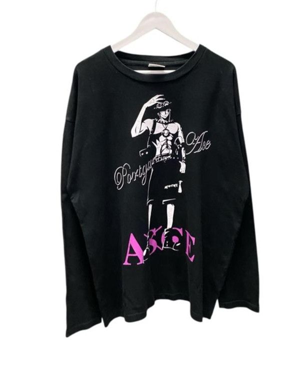 One Piece Vintage One Piece Portgas D Ace Long Sleeve Shirt Size US XXL / EU 58 / 5 - 2 Thumbnail