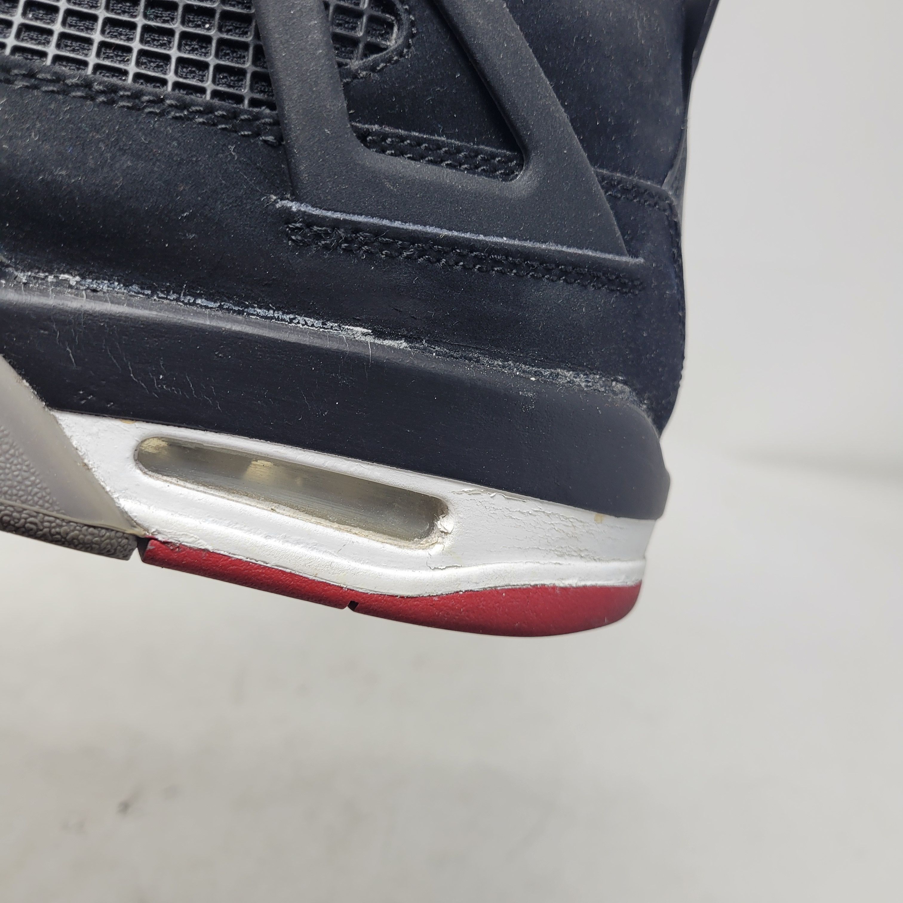 Jordan Brand × Nike Air Jordan 4 Retro IV Black Red BRED 308497-089 US sz 8 Size US 8 / EU 41 - 11 Thumbnail