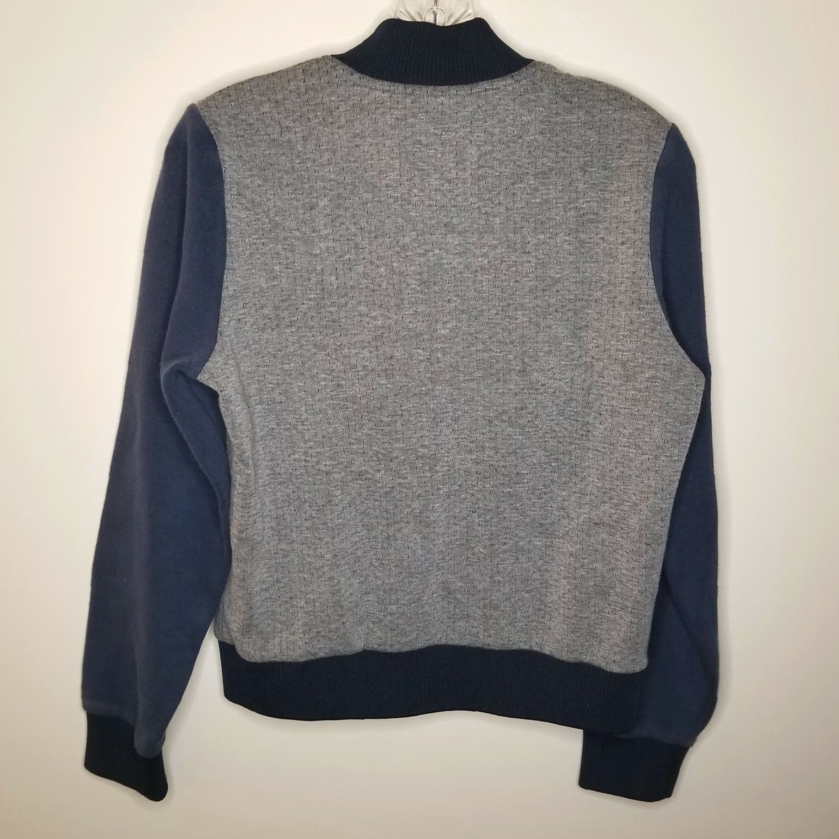G-III G-III Sports Carl Banks Unisex Jacket - Long Sleeve Full Zip Varsity, Size S, Gray/Blue, Adults, Regular Fit Size US S / EU 44-46 / 1 - 6 Thumbnail