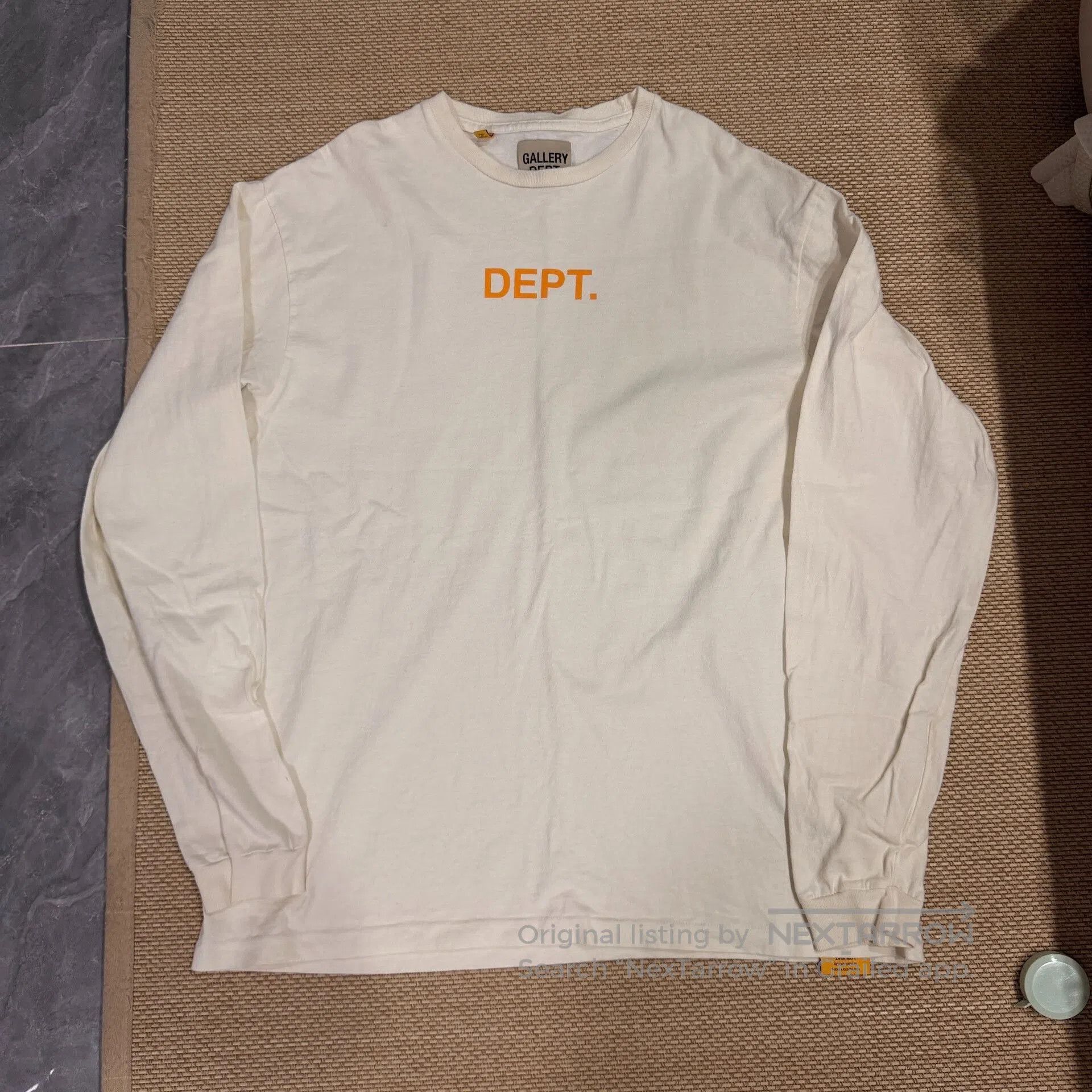 Gallery Dept. Gallery Dept Beige Small Logo Longsleeve. Size US L / EU 52-54 / 3 - 1 Thumbnail