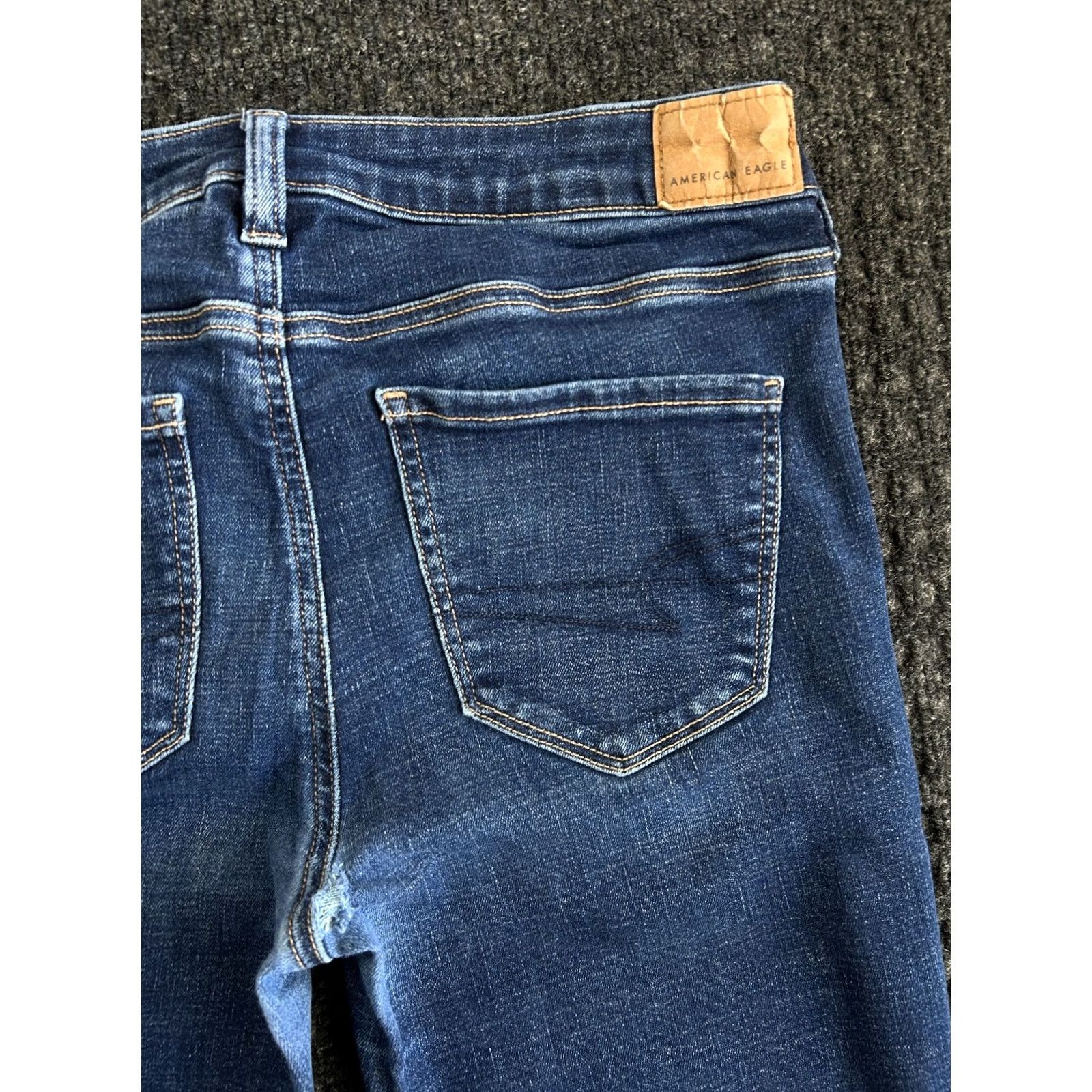 American Eagle Outfitters VINTAGE American Eagle Jeans Shirt 8 Tall Distressed Size 30" / US 8 / IT 44 - 5 Thumbnail