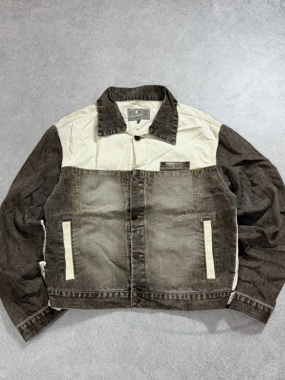 Japanese Brand vintage 90s distressed washed denim trucker archive jacket Size US M / EU 48-50 / 2 - 4 Thumbnail