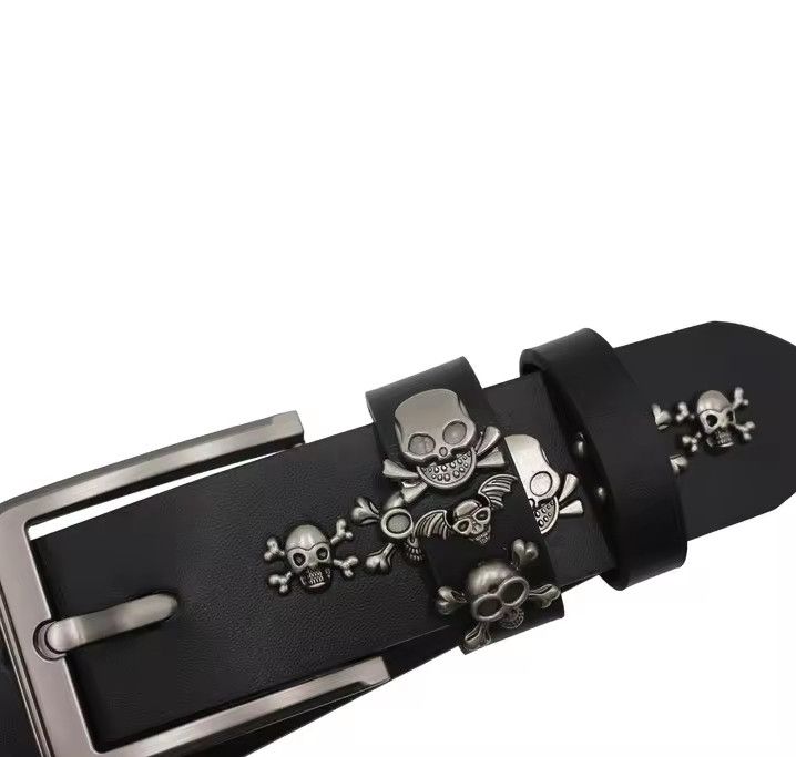 Japanese Brand × Vintage punk skull rivet belt Size ONE SIZE - 3 Thumbnail