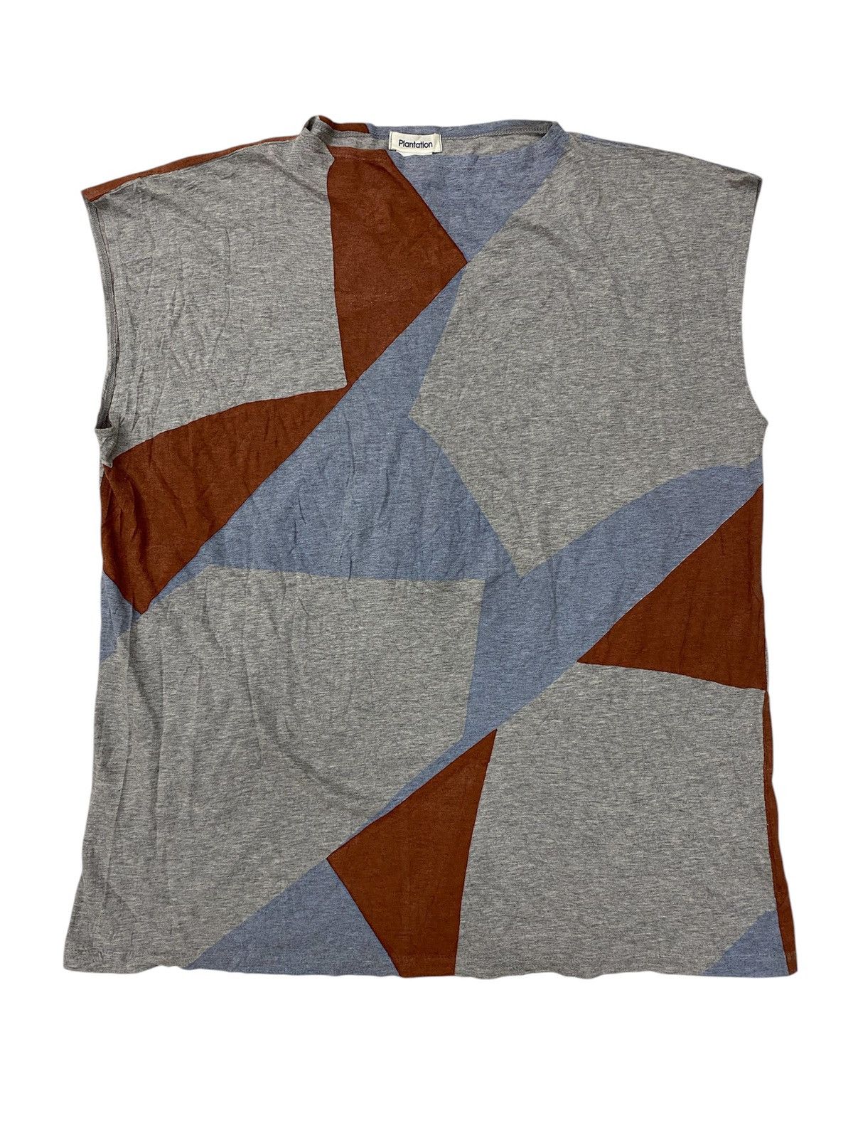 Issey Miyake Vtg Issey Miyake Plantation geometric design sleeveless Size US M / EU 48-50 / 2 - 1 Thumbnail