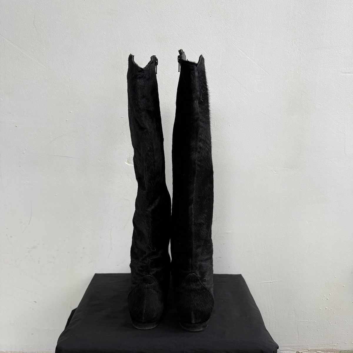 Other Real Pony Fur Knee High Boots Size US 9 / IT 39 - 7 Thumbnail