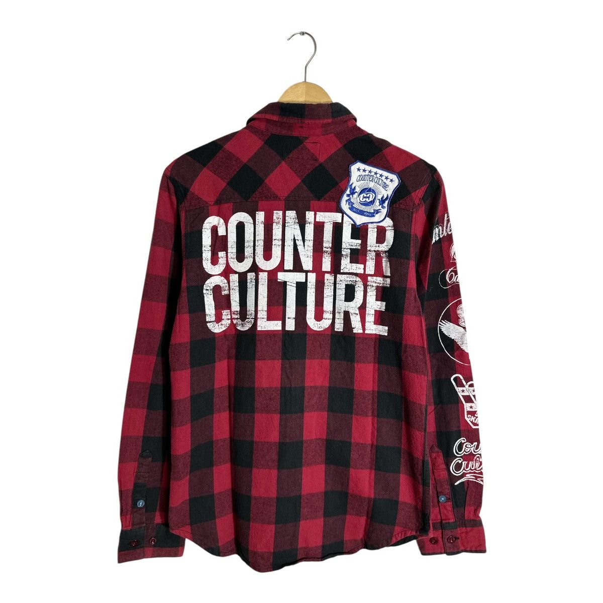Hysteric Glamour COUNTER CULTURE SHIRT JUNYA WATANABE STYLE PLAID BUTTON Size US M / EU 48-50 / 2 - 2 Thumbnail