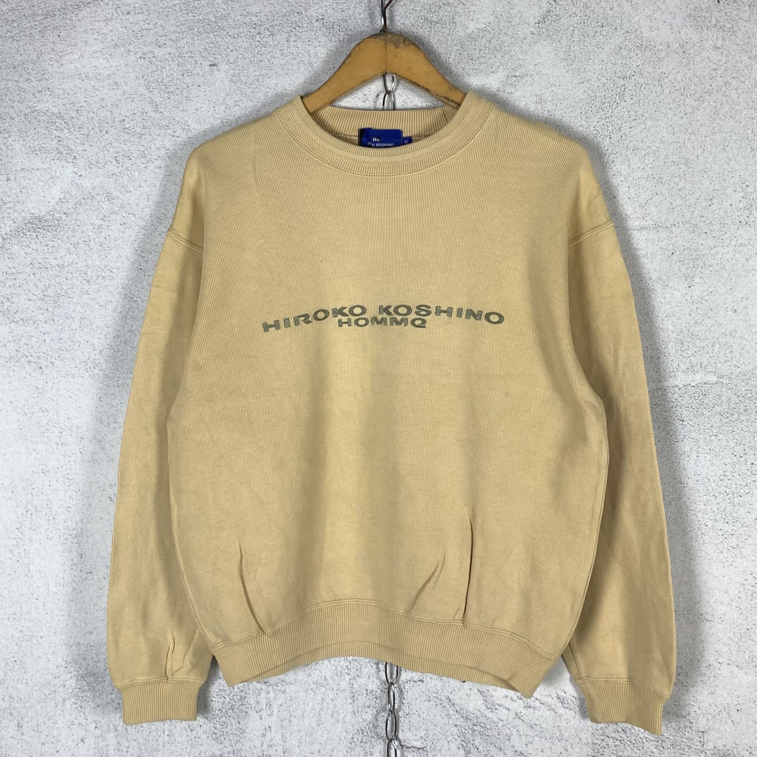Hiroko Koshino Homme Vintage Hiroko Koshino Homme Sweatshirt Crewneck Size US S / EU 44-46 / 1 - 1 Thumbnail