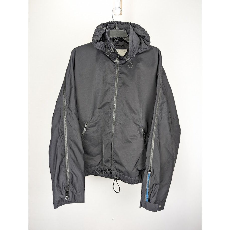 Bottega Veneta o1rshd1 Nylon Jacket in Black Size US S / EU 44-46 / 1 - 1 Thumbnail