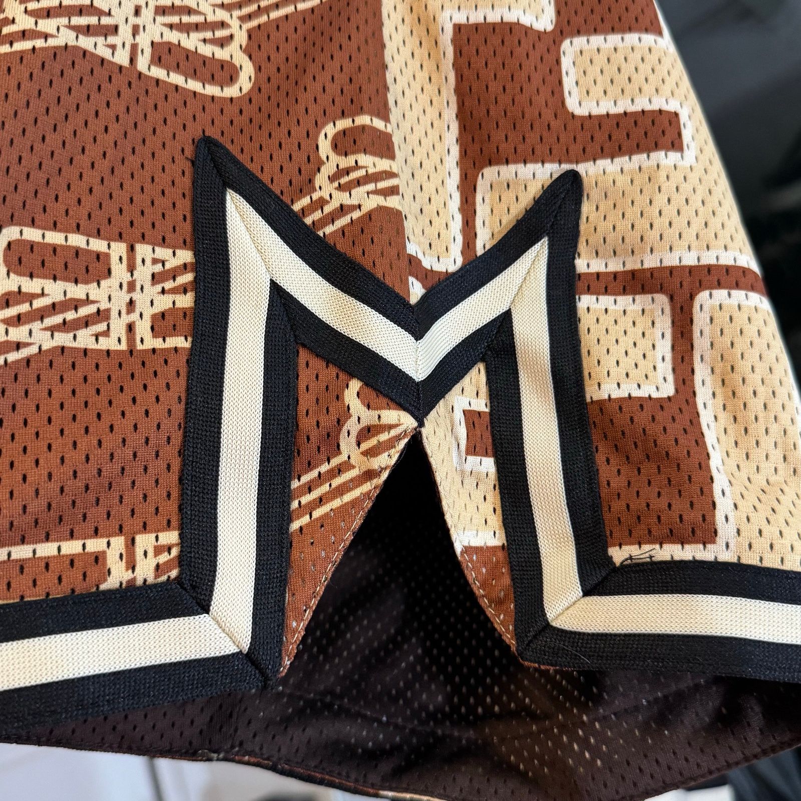Market •NWT• SECRET CLUB OVERSIZED MONOGRAM MESH SHORTS size Large Size US 33 - 10 Thumbnail