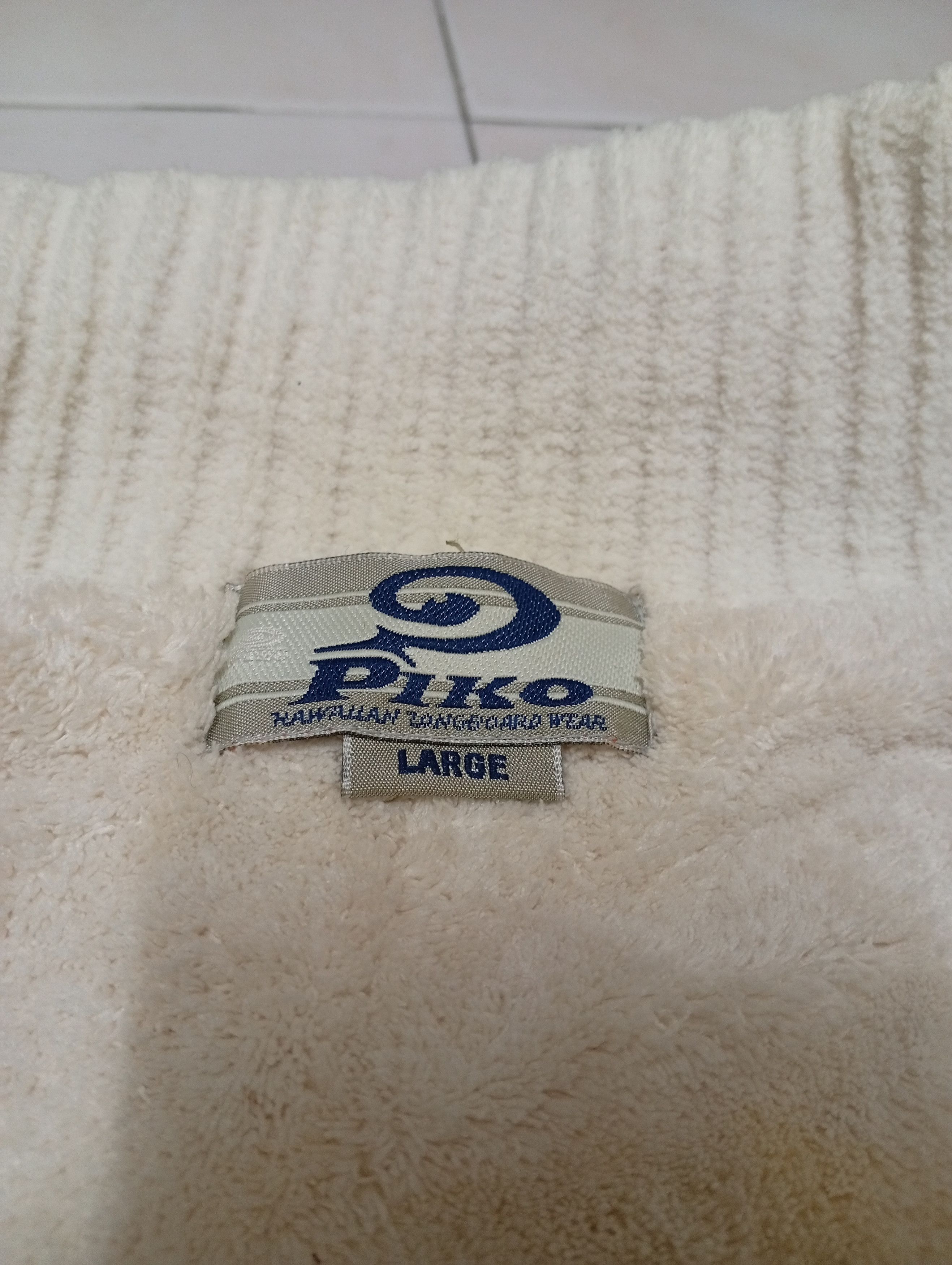 Japanese Brand vintage piko X Hawaiian surf X knitted fleece jacket Size US L / EU 52-54 / 3 - 10 Thumbnail