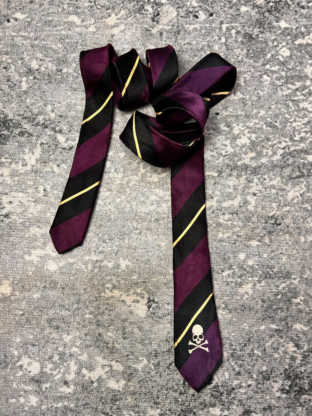 Mastermind Japan Mastermind Japan Distressed Silk Tie Size ONE SIZE - 3 Thumbnail