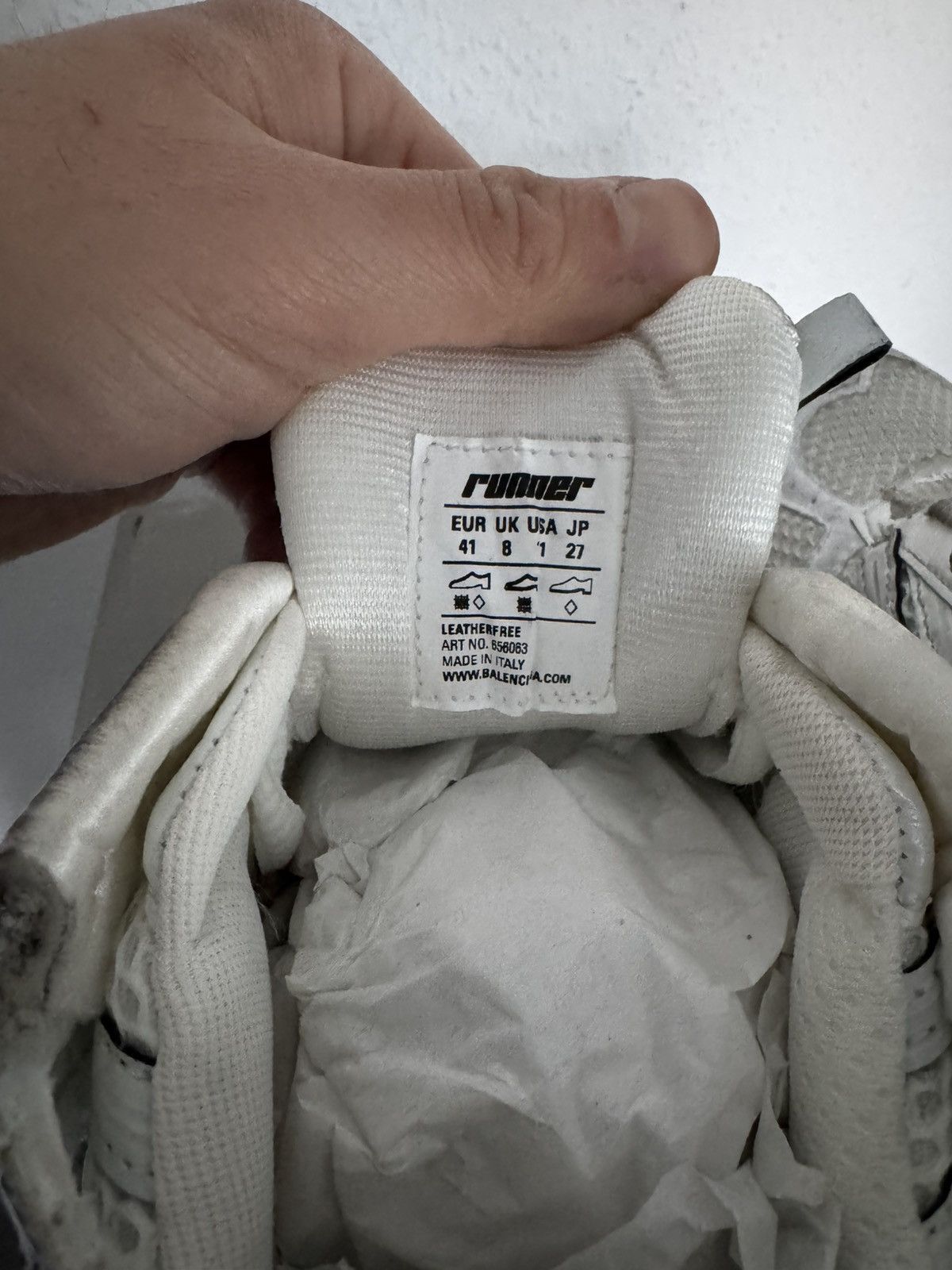 Balenciaga Balenciaga Runner White 41 Size US 8 / EU 41 - 5 Thumbnail