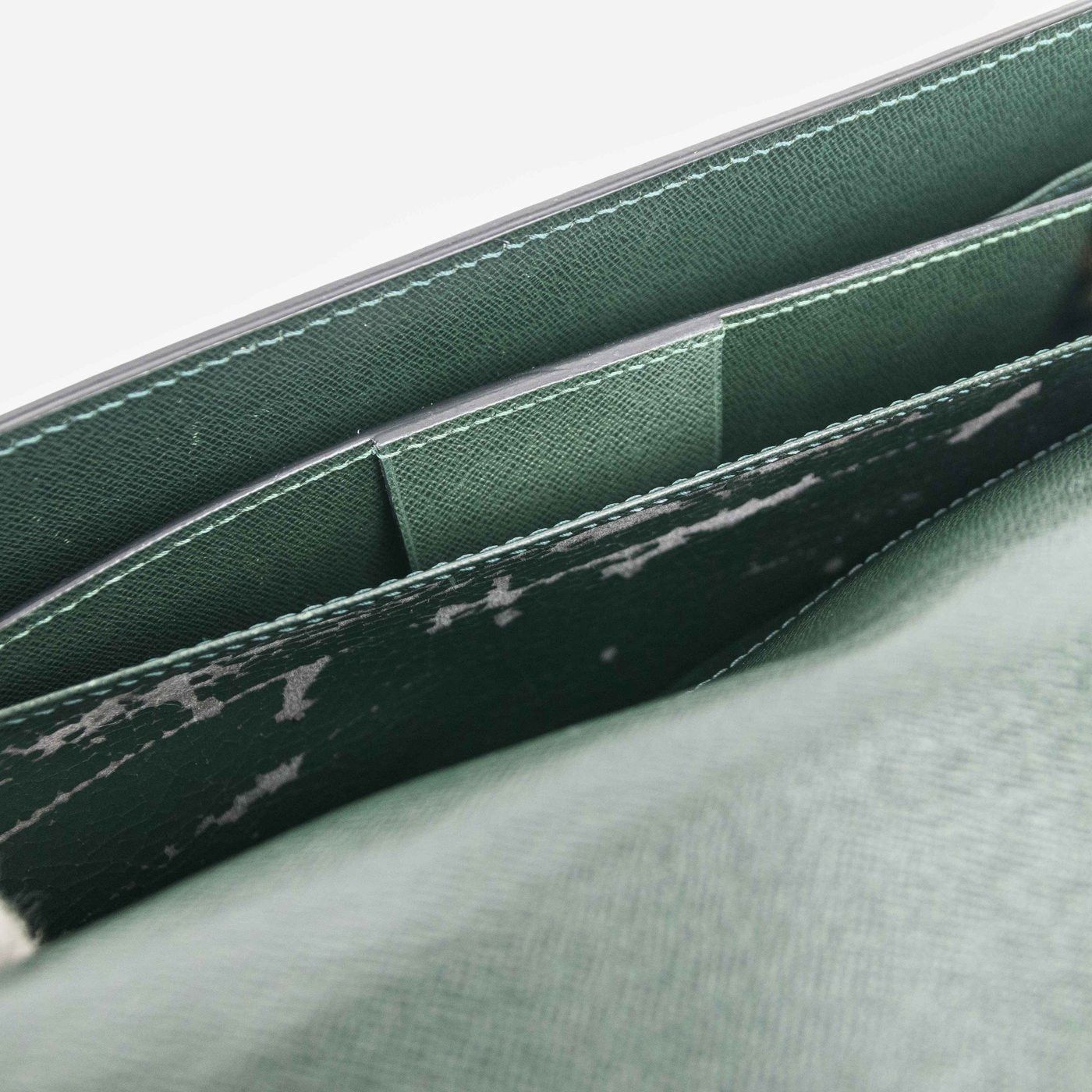 Louis Vuitton Louis Vuitton Green Taiga Leather Robusto Briefcase Size ONE SIZE - 19 Thumbnail