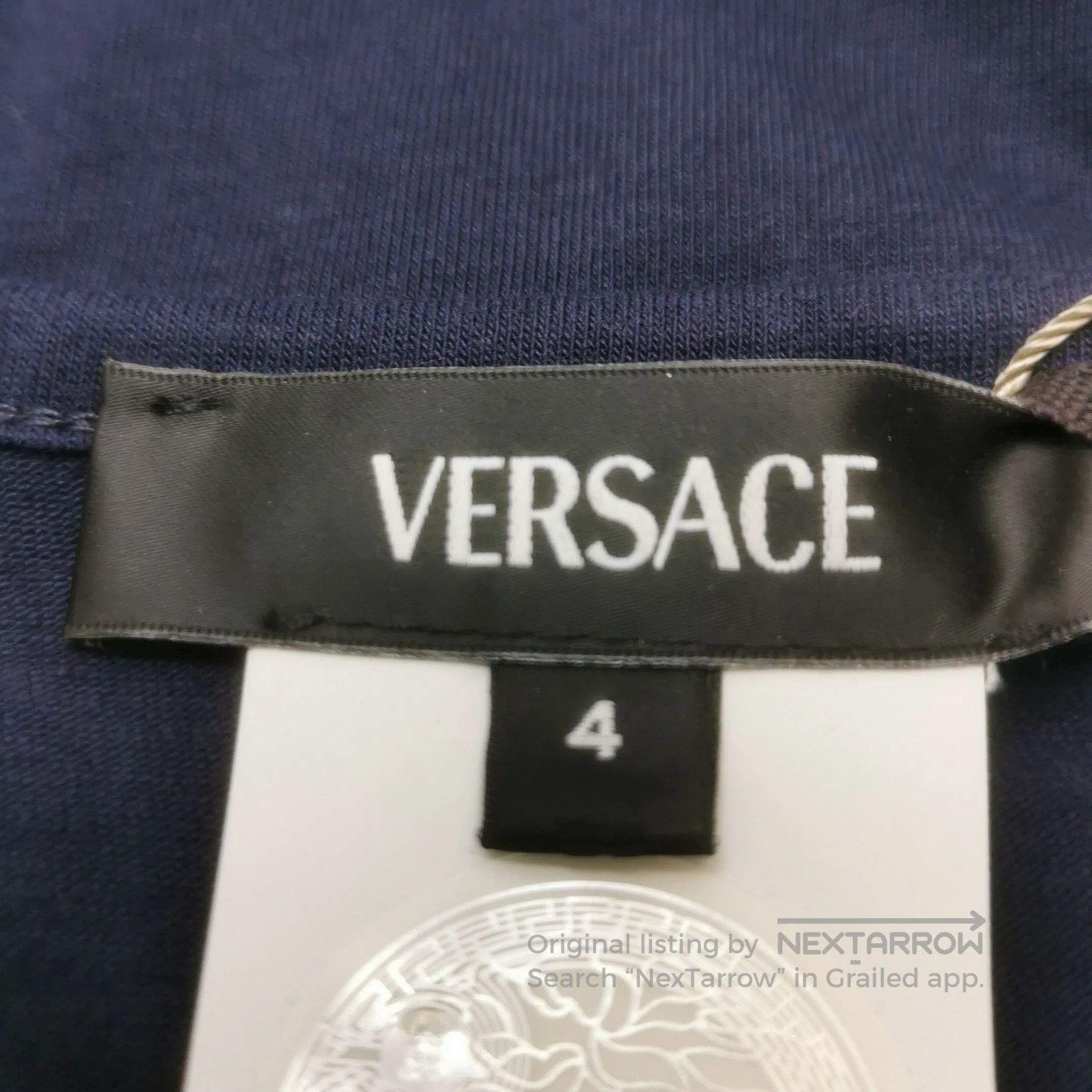 Versace Versace Cotton Logo Crewneck T-Shirt M. Size US M / EU 48-50 / 2 - 7 Thumbnail