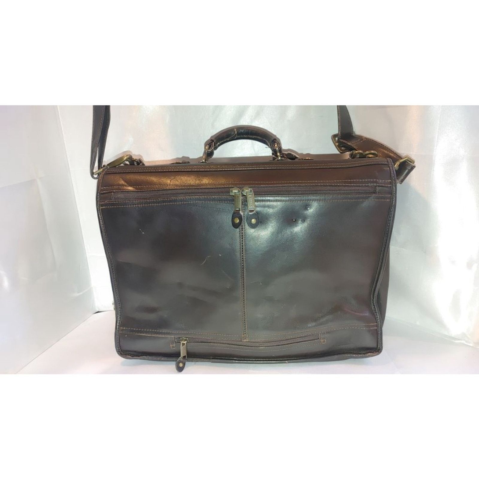 Santa Rosa Santa Fe Airline Int.'l DILANA Flapover Leather Satchel Size ONE SIZE - 5 Thumbnail