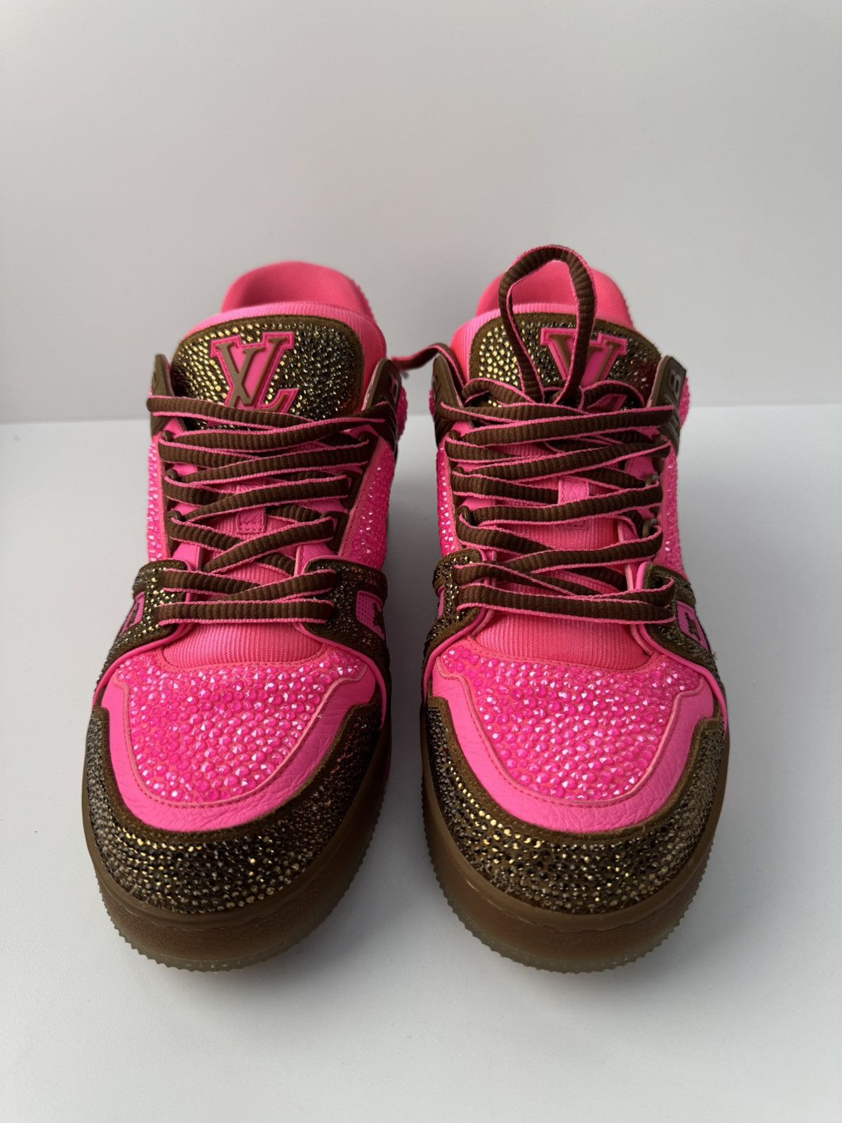 Louis Vuitton × Swarovski Louis Vuitton Swarovski crystal trainers Size US 8.5 / EU 41-42 - 2 Thumbnail