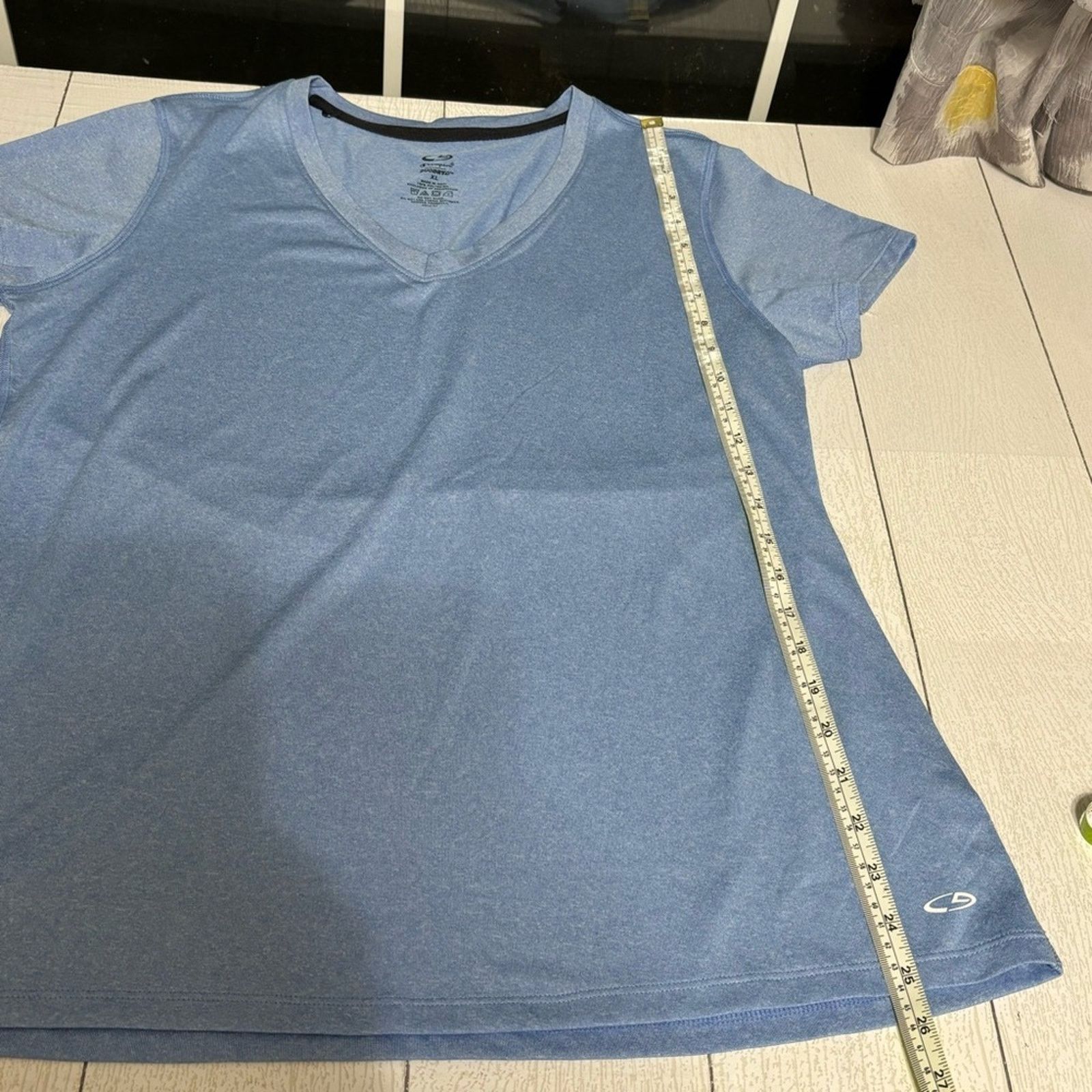 Other C9 by Champion Light Blue Short Sleeve Workout Shirt Size XL Size XL / US 12-14 / IT 48-50 - 5 Thumbnail