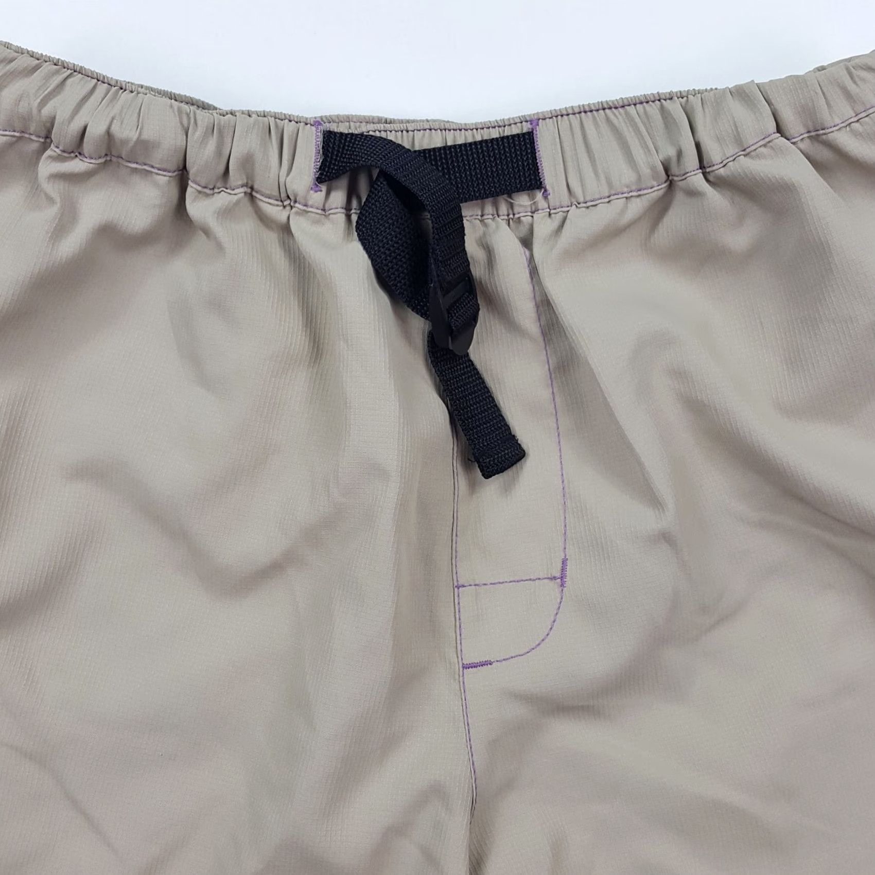 Huf VINTAGE HUF Skateboarding Streetwear Women's S Beige Khaki Outdoor Shorts Hiking Shirt Size 28" / US 6 / IT 42 - 2 Thumbnail