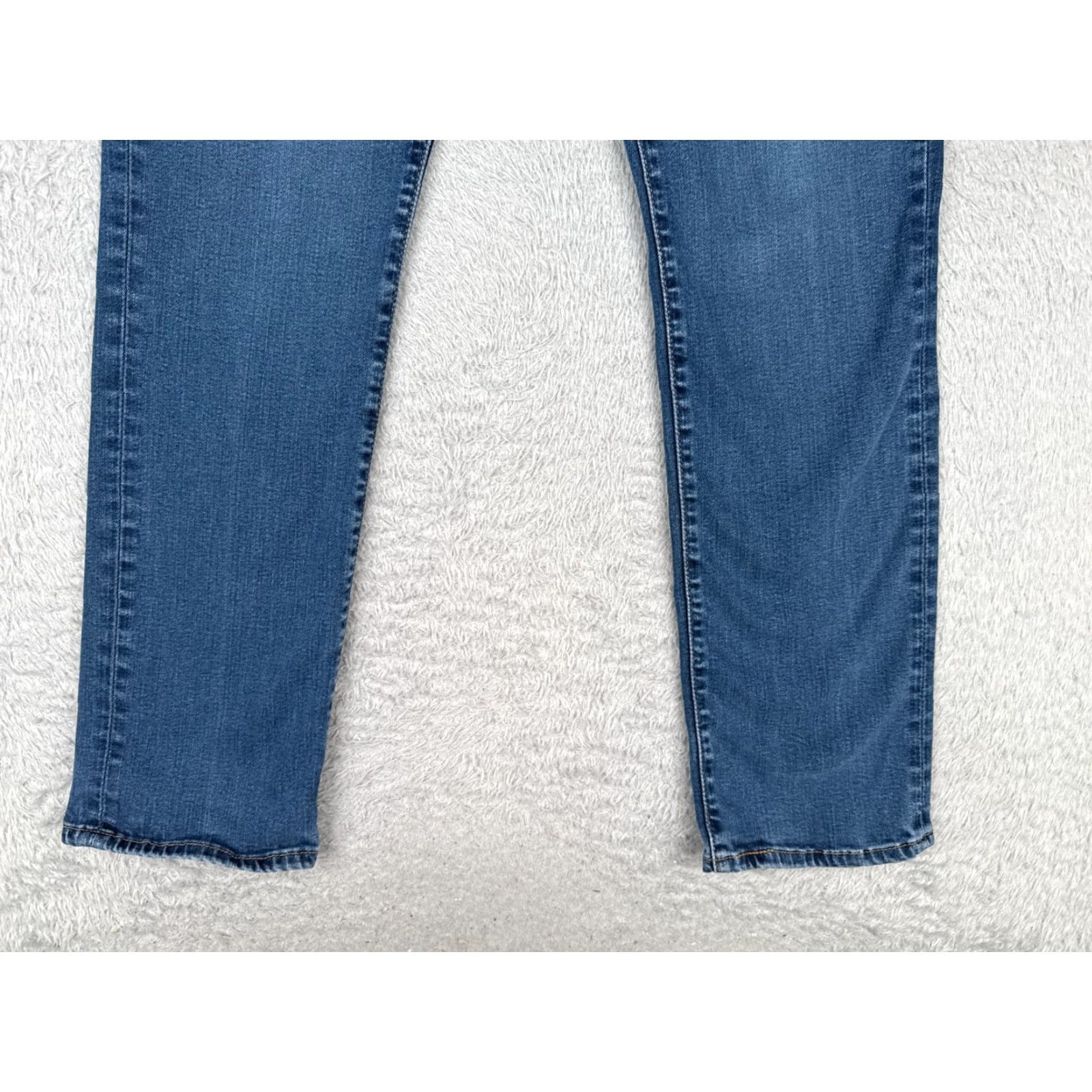 Levi's Levi's Jeans Womens 33 Blue Denim Big E 724 High Rise Straight Fit Cotton 33x30 Size 24" / US 00 / IT 34 - 2 Thumbnail