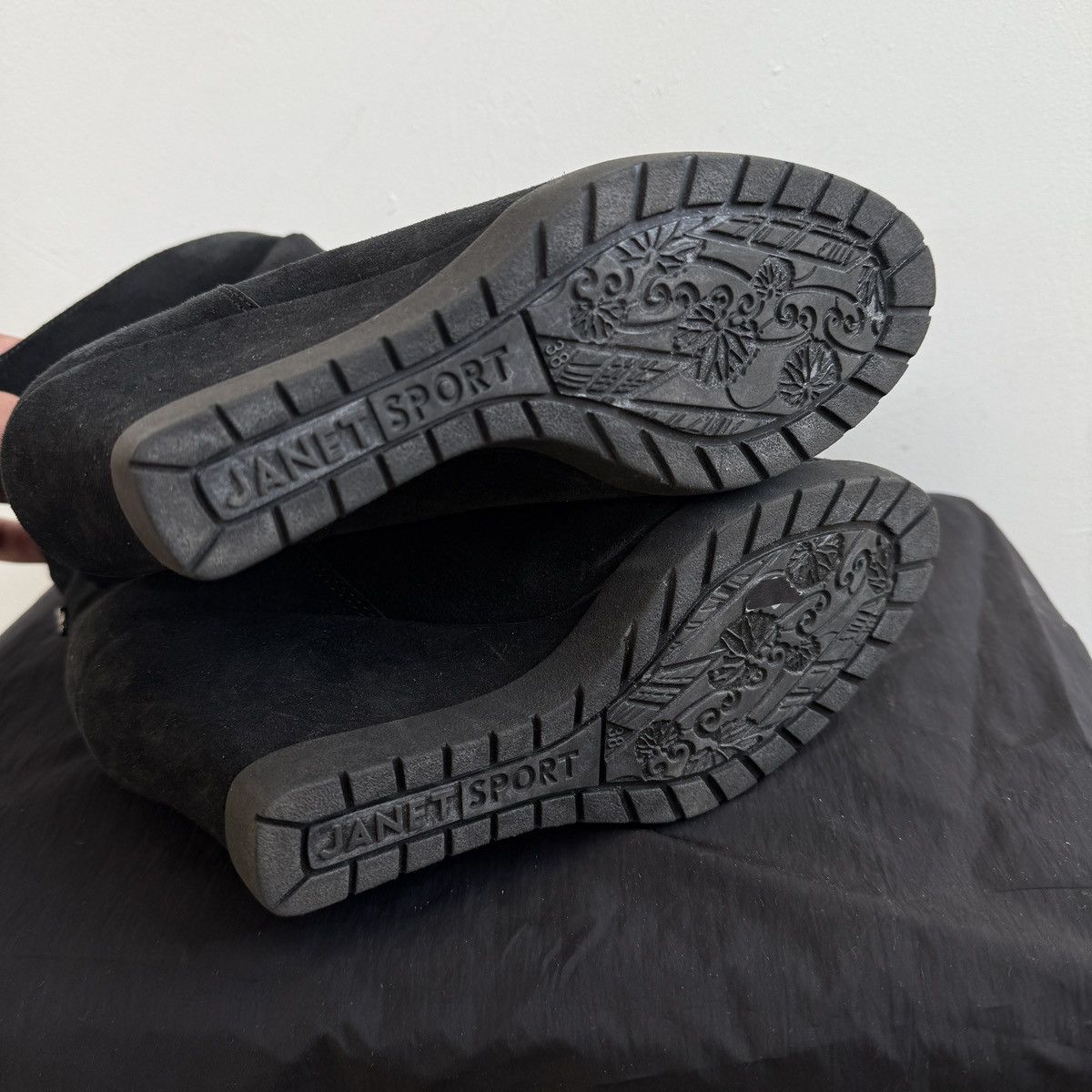 If Six Was Nine Janet Sport Wedge Black Suede Sneakers Isabel Marant Style Size US 8 / IT 38 - 6 Thumbnail