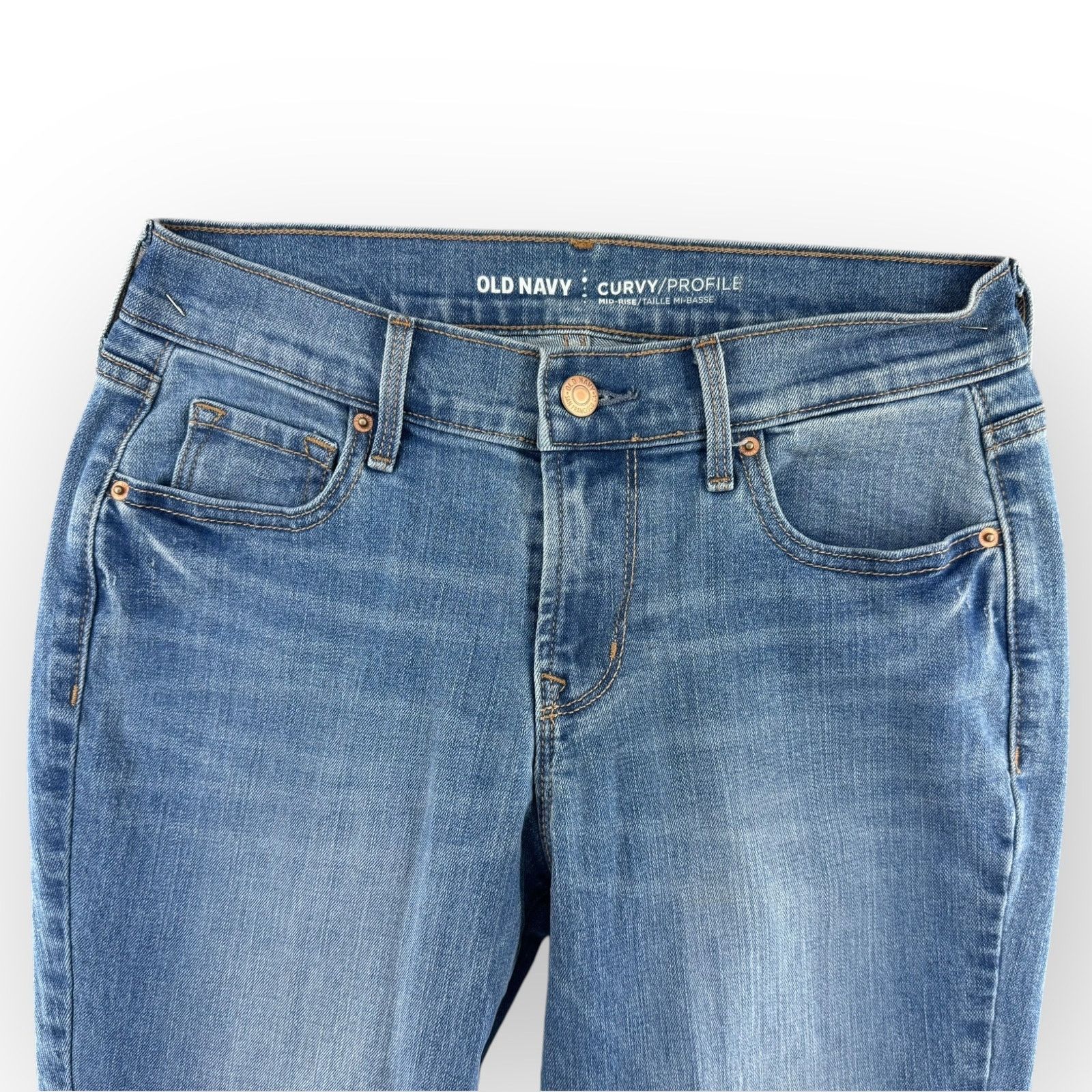 Old Navy Old Navy Curvy Mid Rise Bootcut Jeans Women's 2 Sunset Mom Size 26" / US 2 / IT 38 - 4 Thumbnail