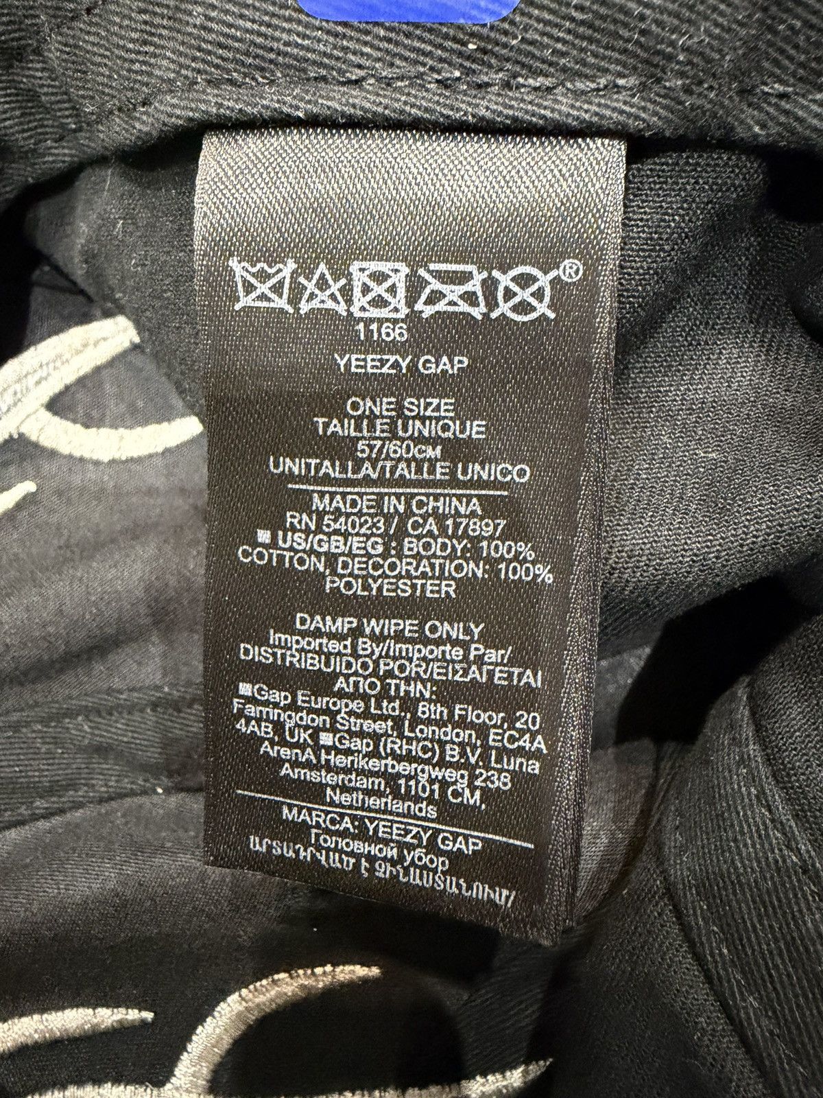 Balenciaga × Gap × Kanye West Yeezy Gap Engineered by Balenciaga Flame Cap - Authentic Size ONE SIZE - 7 Thumbnail