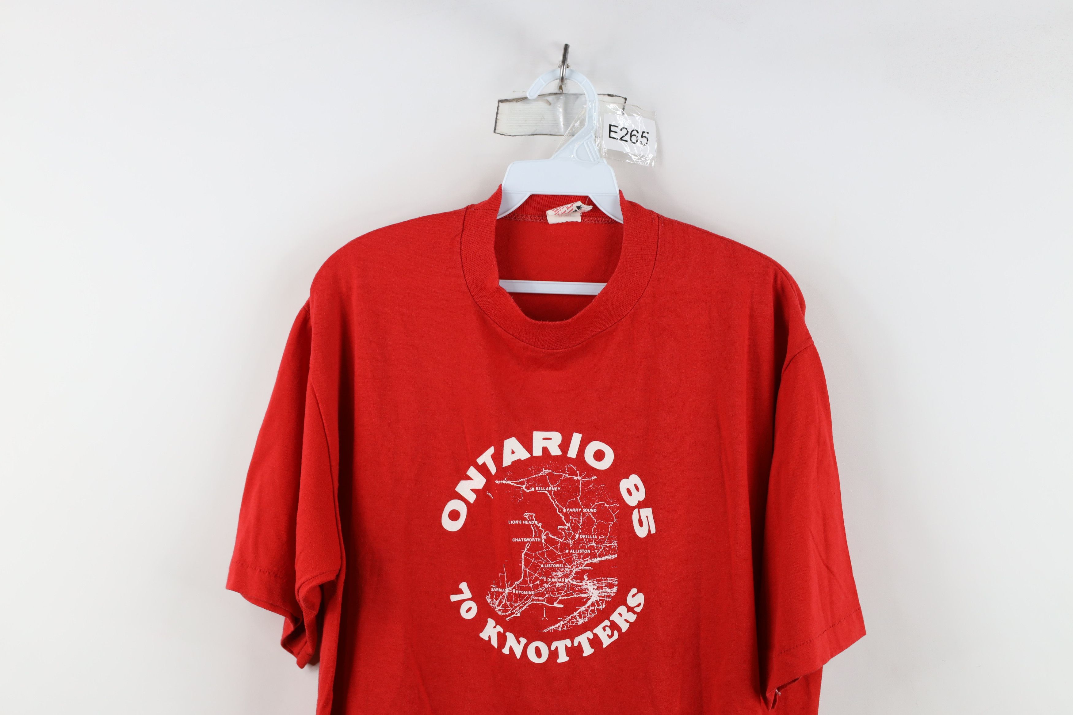 Vintage Vintage 80s 70 Knotters Airplane Short Sleeve T-Shirt USA Size US XL / EU 56 / 4 - 2 Thumbnail