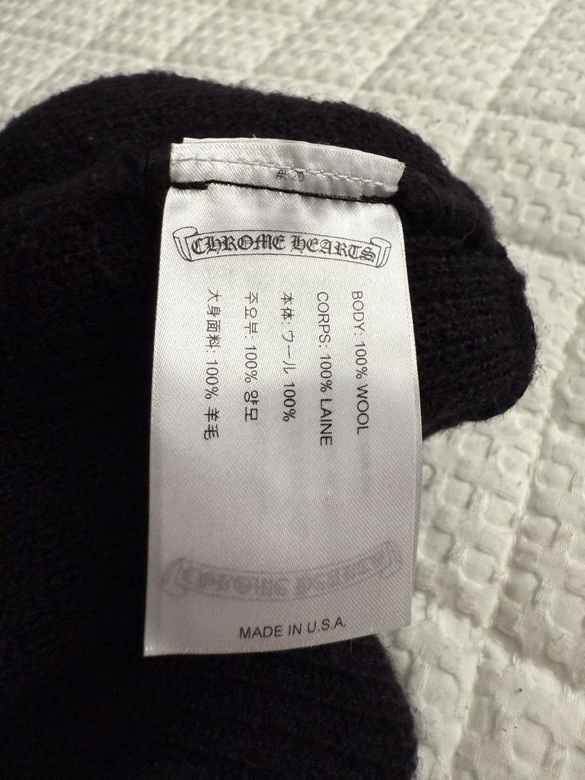 Chrome Hearts Chrome Hearts Skull Cross Beanie Size ONE SIZE - 5 Thumbnail