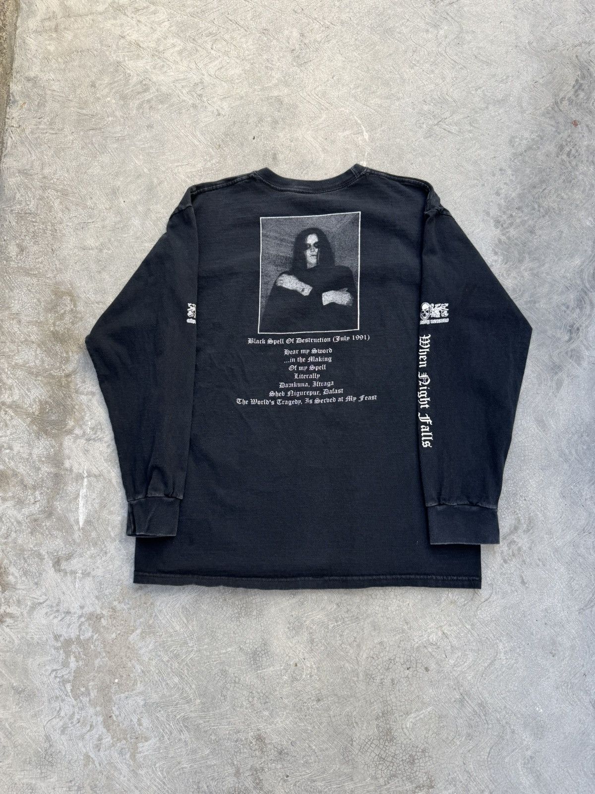 Band Tees Vintage Y2K 2004 Burzum Longsleeve Shirt Size US L / EU 52-54 / 3 - 2 Thumbnail