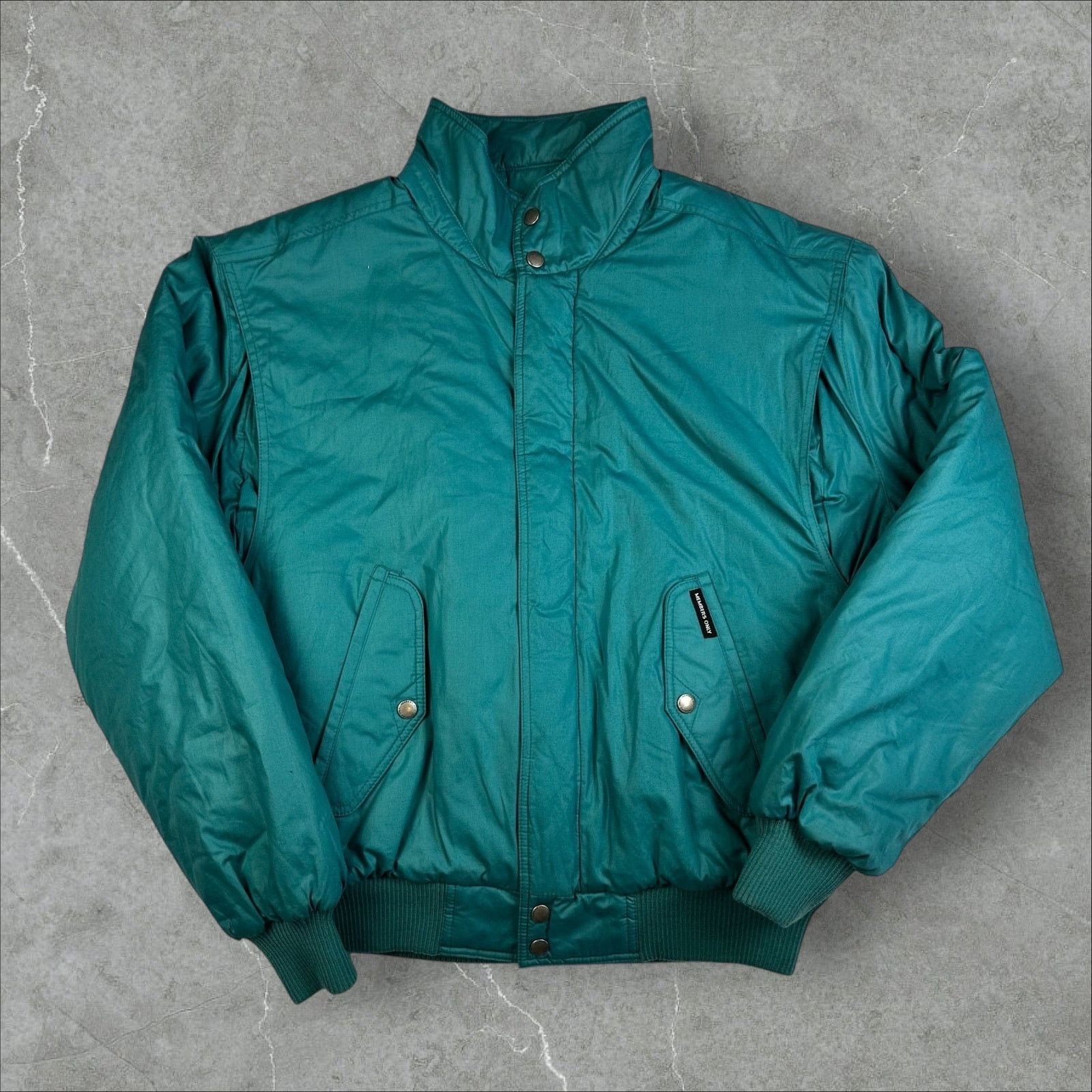 Members Only 90s Members Only Fleece Lined Jacket - Size Large Size US L / EU 52-54 / 3 - 1 Thumbnail