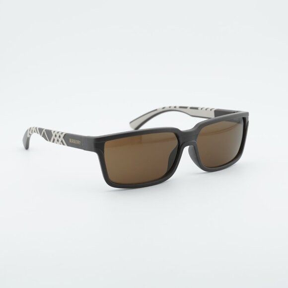 Burberry Burberry BE4495D 423473 Sunglasses Brown Rectangle Frame Size ONE SIZE - 6 Thumbnail