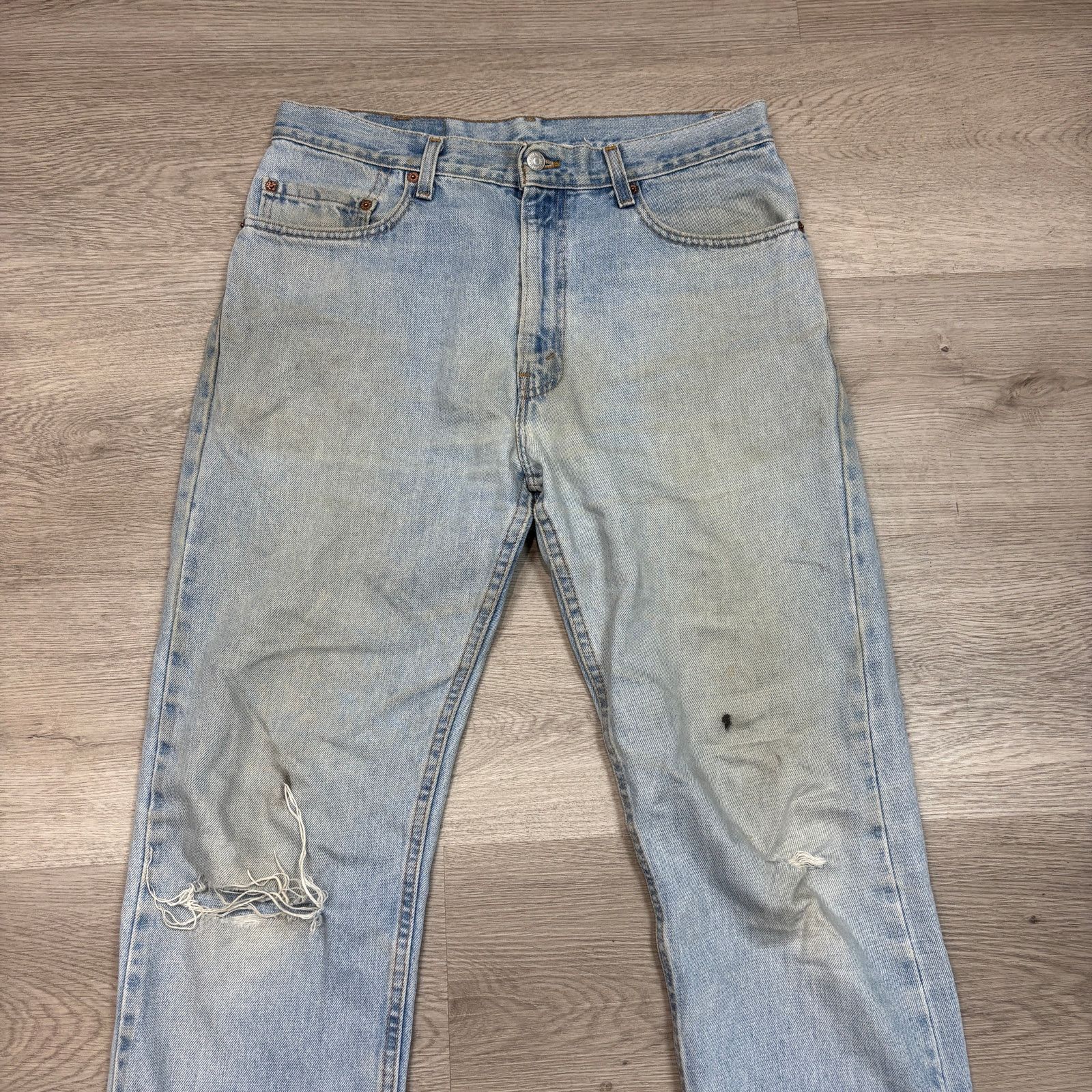 Levi's × Vintage Vintage Levi's 505 Straight Leg Jeans Mens 34x32 Made in USA Size US 34 / EU 50 - 3 Thumbnail