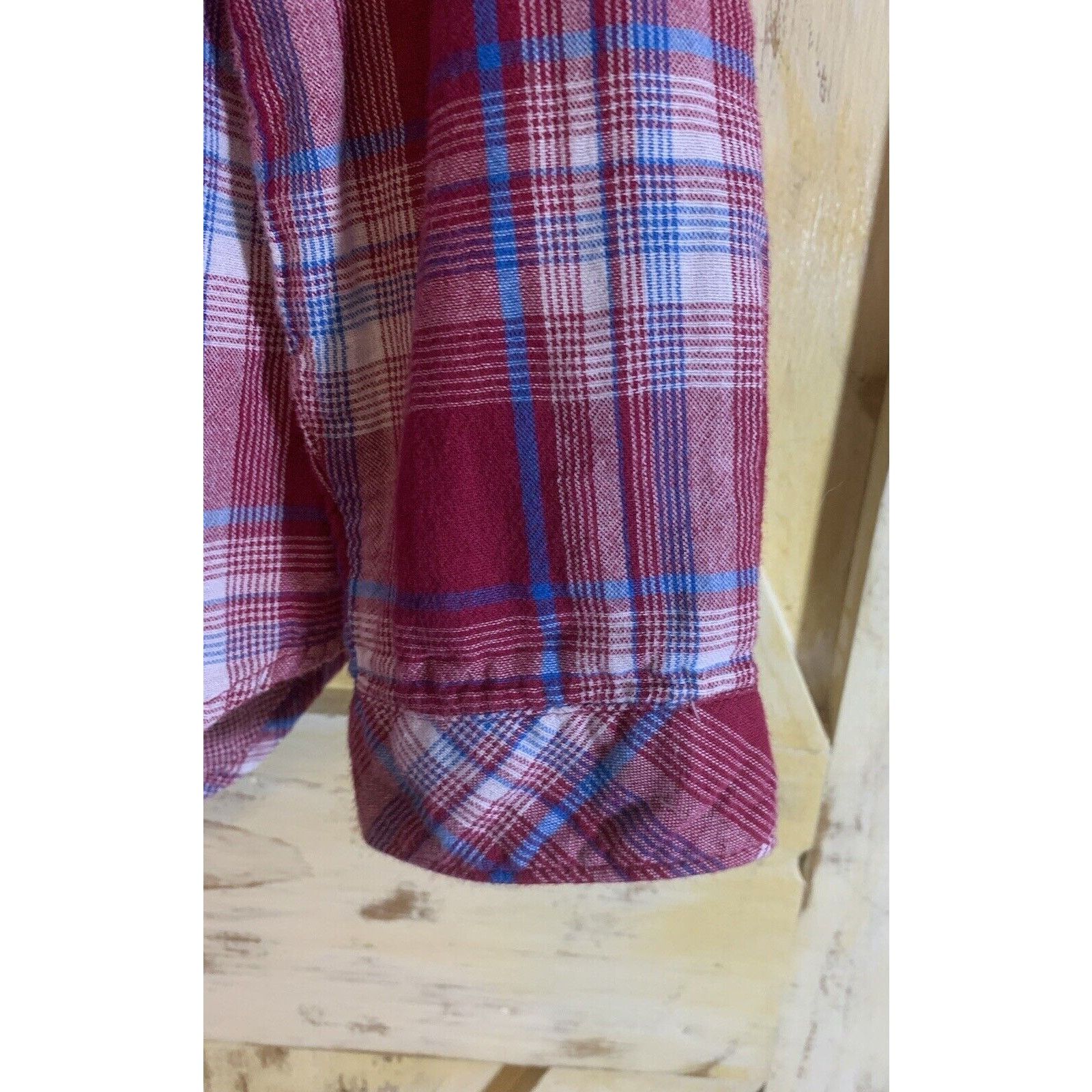 Boston Traders Boston Traders Women's Flannel Hoodie Shirt M Plaid Size M / US 6-8 / IT 42-44 - 12 Thumbnail