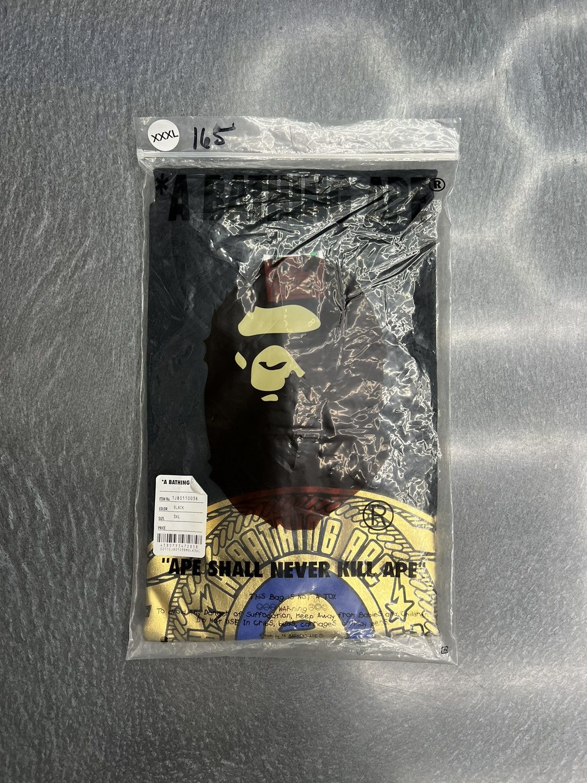 Bape Bape Foil College Ring T-Shirt (3XL) Size US XXL / EU 58 / 5 - 6 Thumbnail