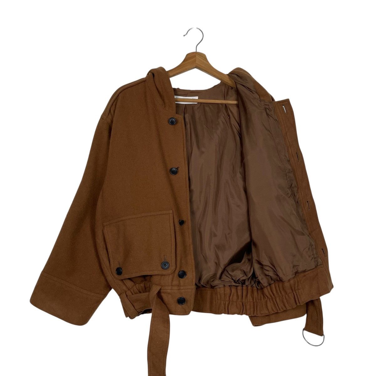 Japanese Brand Jack Morris Brown Hooded Wool Jacket Size US M / EU 48-50 / 2 - 11 Thumbnail