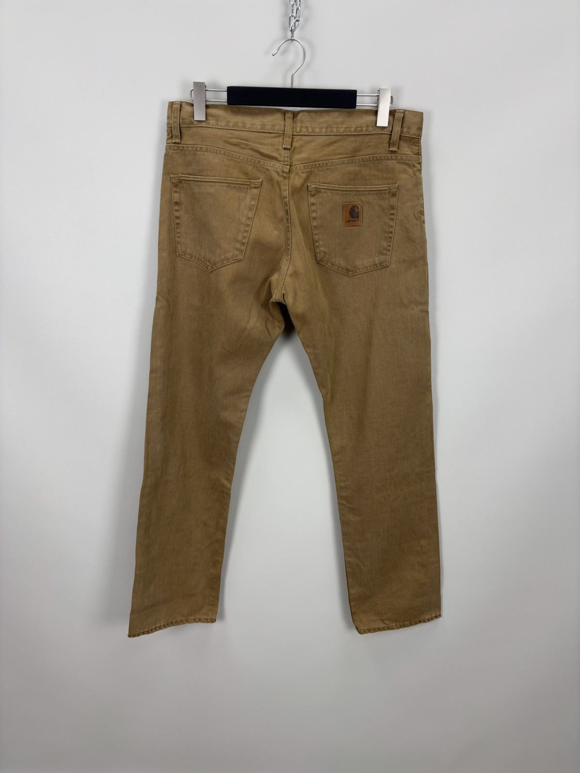Carhartt Mens jeans Carhartt Size 34x32 Color Brown Size US 34 / EU 50 - 5 Thumbnail