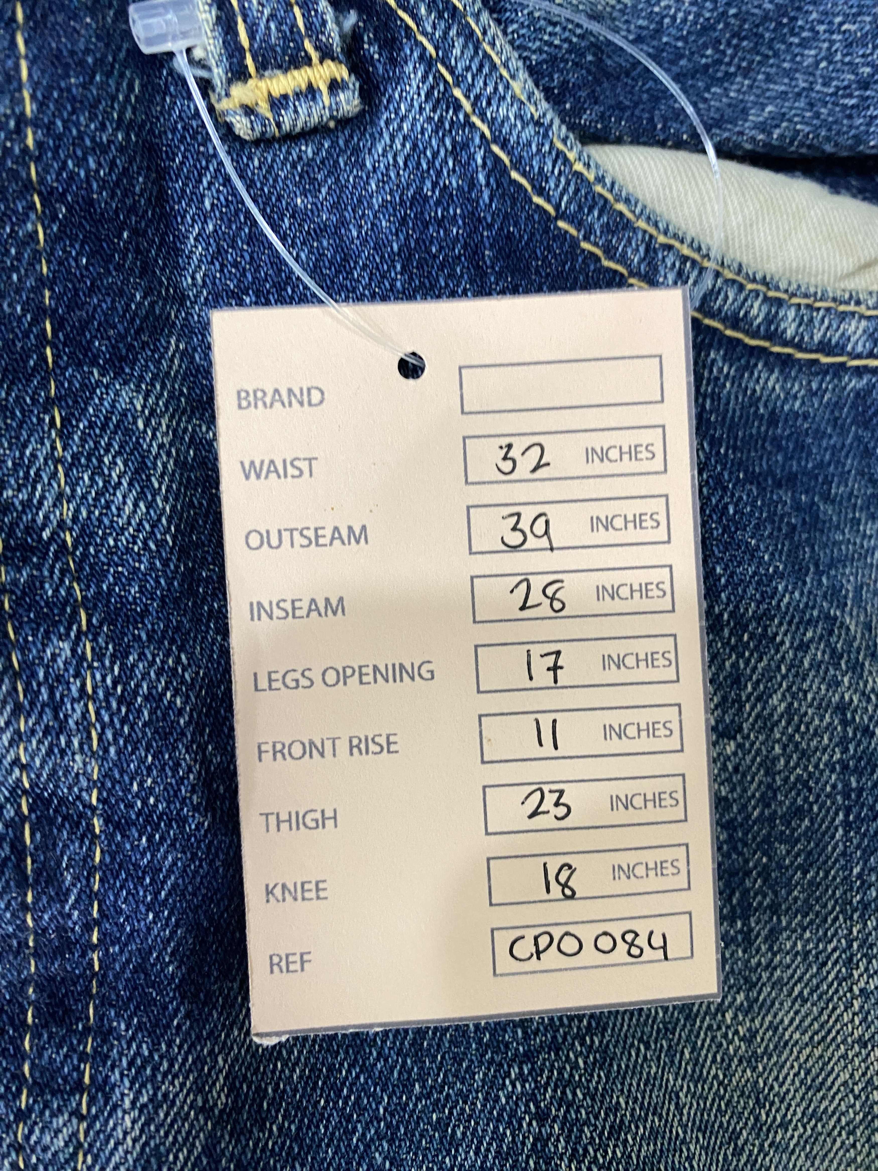 Japanese Brand 💢 Selvedge Joe Mccoy & Co Faded Distressed Jeans CP0084 Size US 32 / EU 48 - 15 Thumbnail