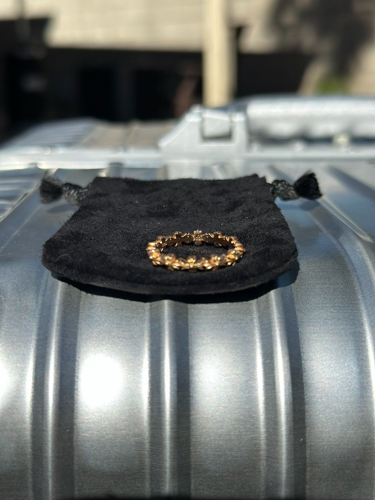Chrome Hearts Gold Tiny E Band Ring Size 7 Size ONE SIZE - 10 Thumbnail