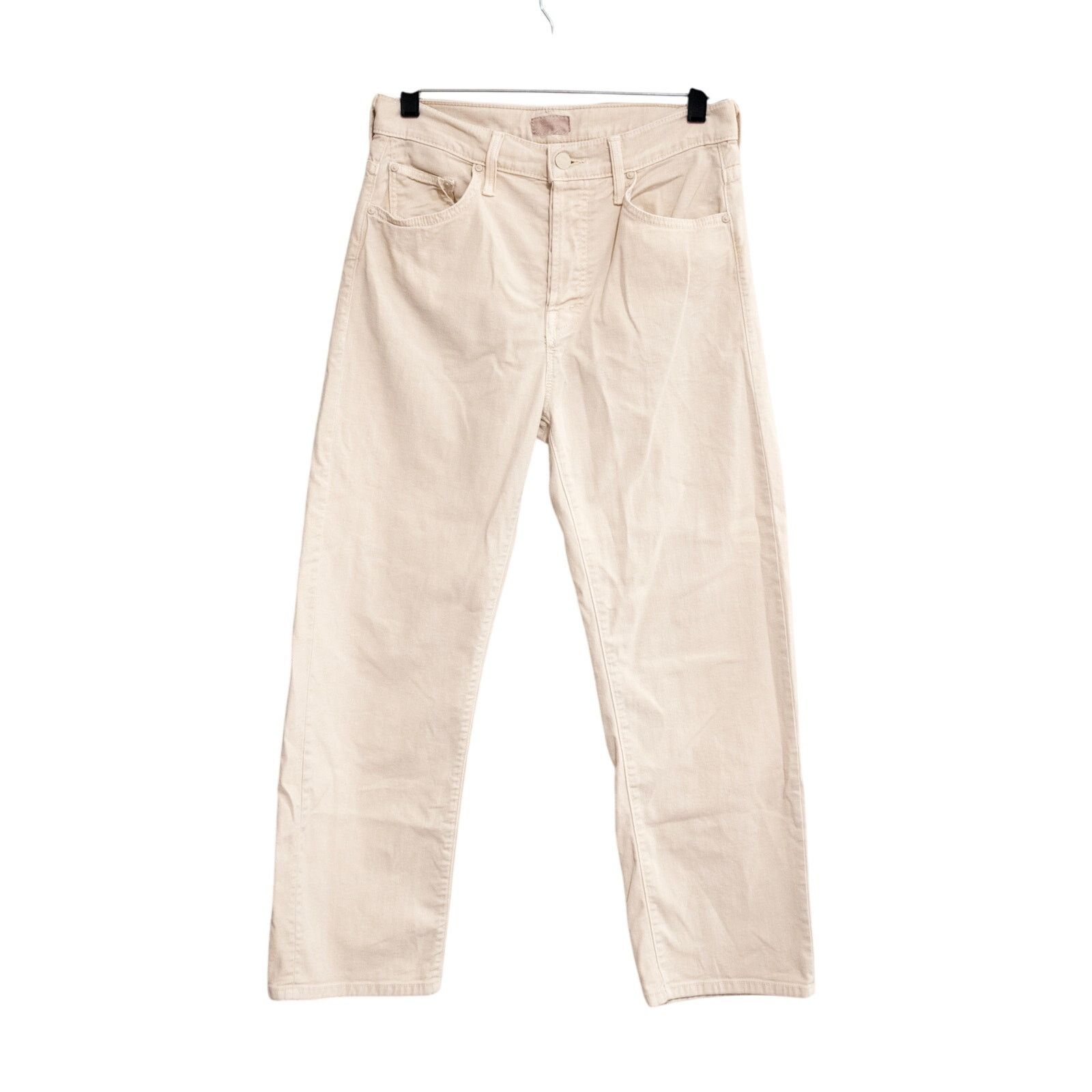 MOTHER Mother The Ditcher Crop Jeans Chalk It Up Size 25" / US 0 / IT 36 - 2 Thumbnail