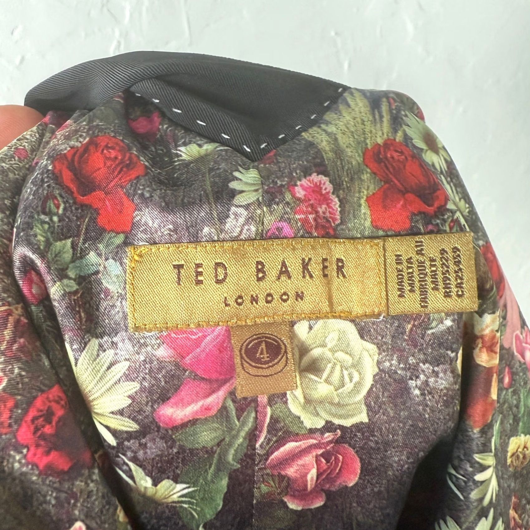 Ted Baker Ted Baker Dress Womens 4 Black London Women Designer Ottoman Pencil Stretch Size S / US 4 / IT 40 - 7 Thumbnail