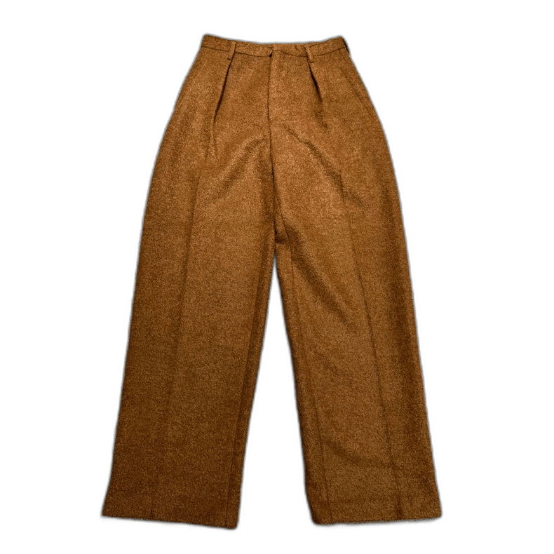 Ermenegildo Zegna Zegna Brown Cashmere Wide Leg Pants Size US 44 / EU 60 - 1 Thumbnail