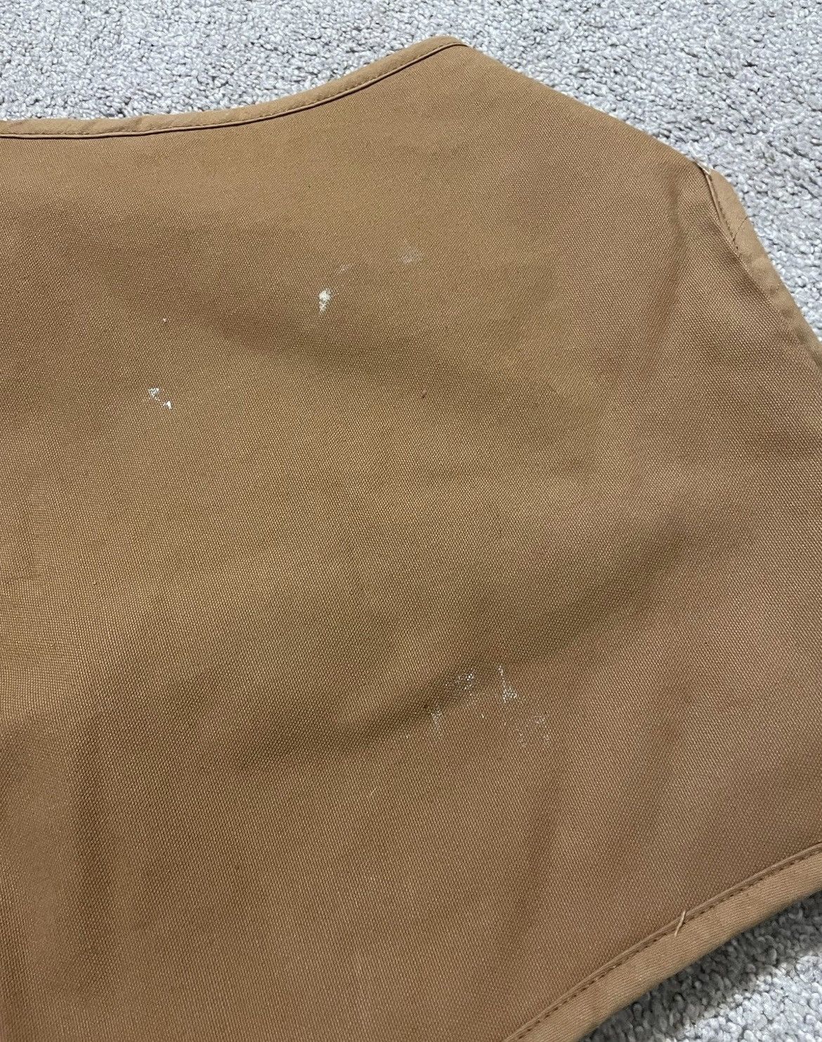 Carhartt Vintage 70s Carhartt LT Sherpa Lined Vest Size L? Tan Brown Size US L / EU 52-54 / 3 - 7 Thumbnail