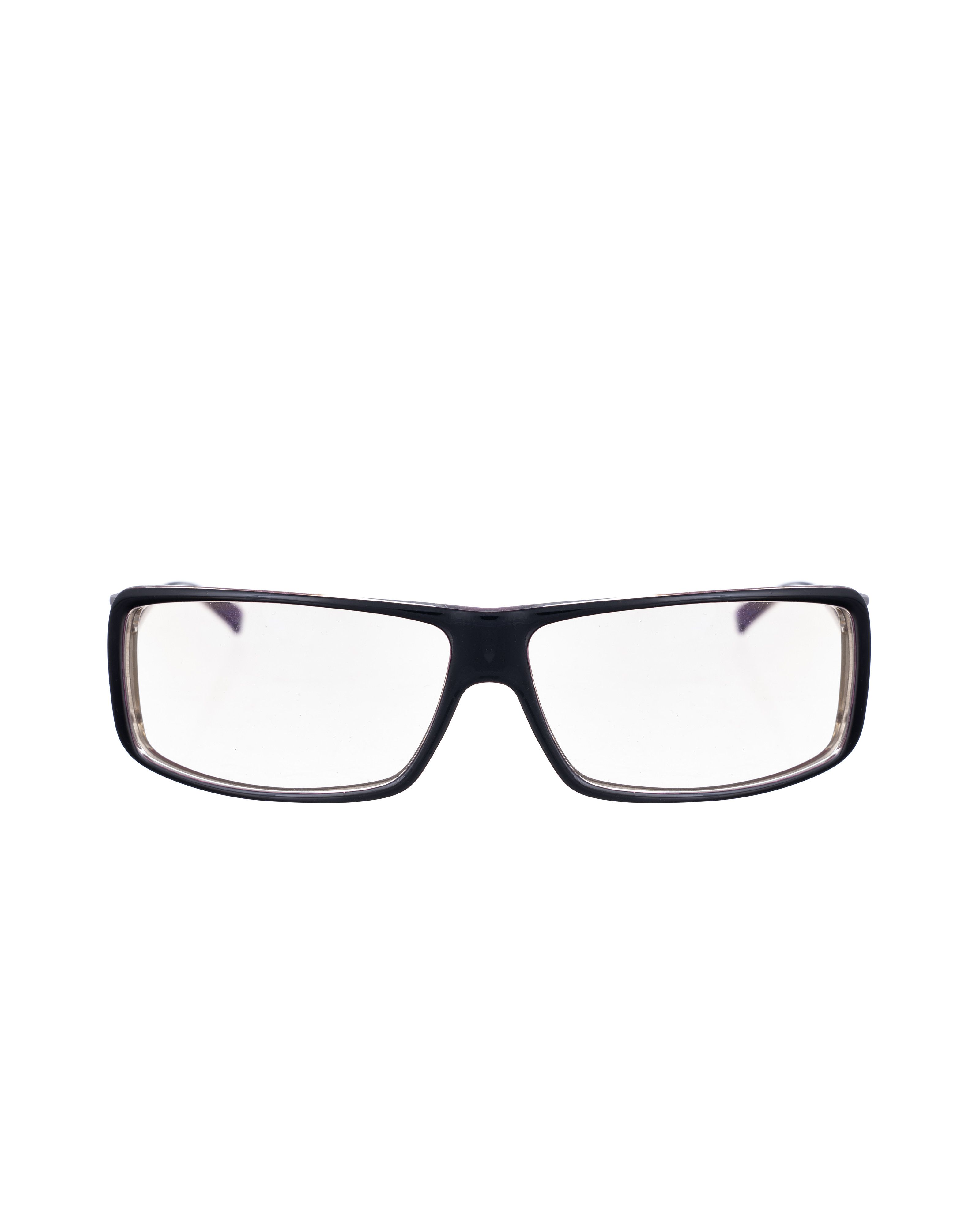 Valentino Oliver by Valentino '00s Black Rectangle Cut Out Sunglasses Size ONE SIZE - 2 Thumbnail
