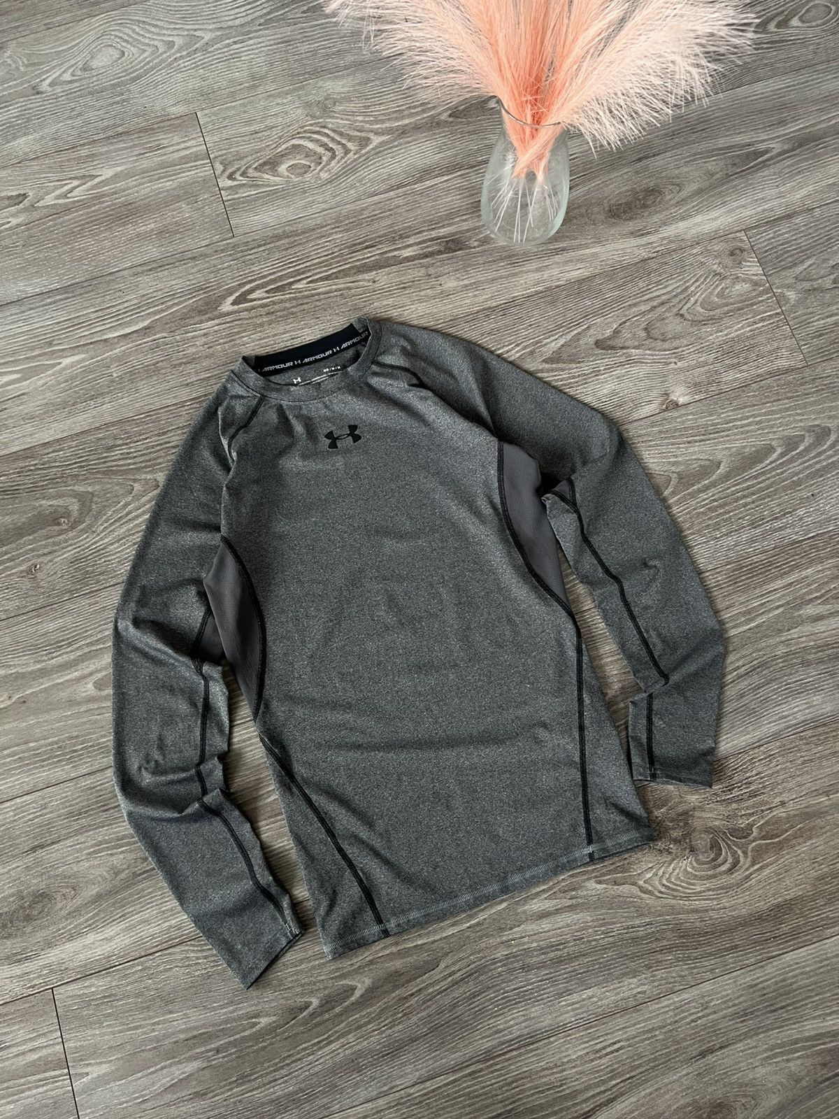 Other × Under Armour Under Armour Central Logo Onix Compression Heatgear Long Tee Size US M / EU 48-50 / 2 - 6 Thumbnail