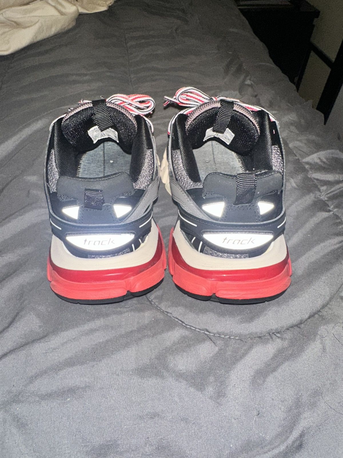 Balenciaga Balenciaga track black and red and grey Size US 8 / EU 41 - 4 Thumbnail