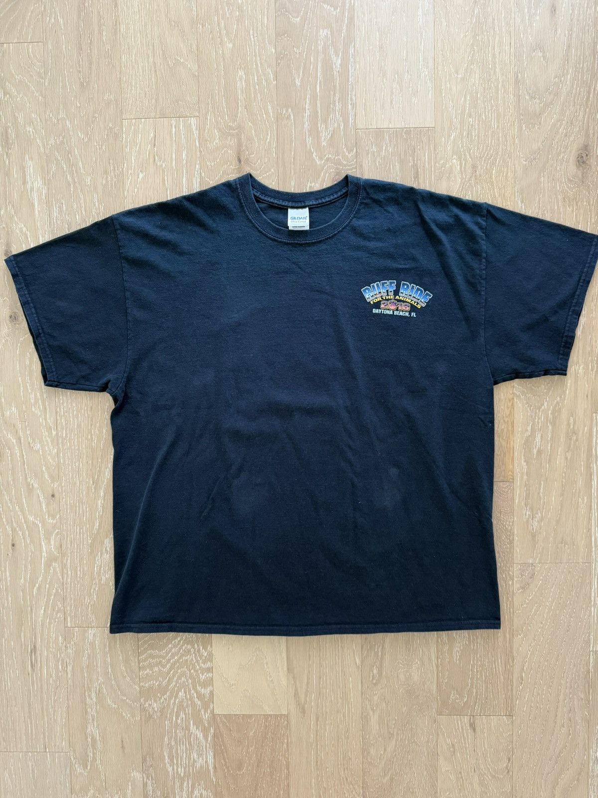 Gildan Vintage Style Motorcycle Daytona Beach Shirt Size US XXL / EU 58 / 5 - 2 Thumbnail