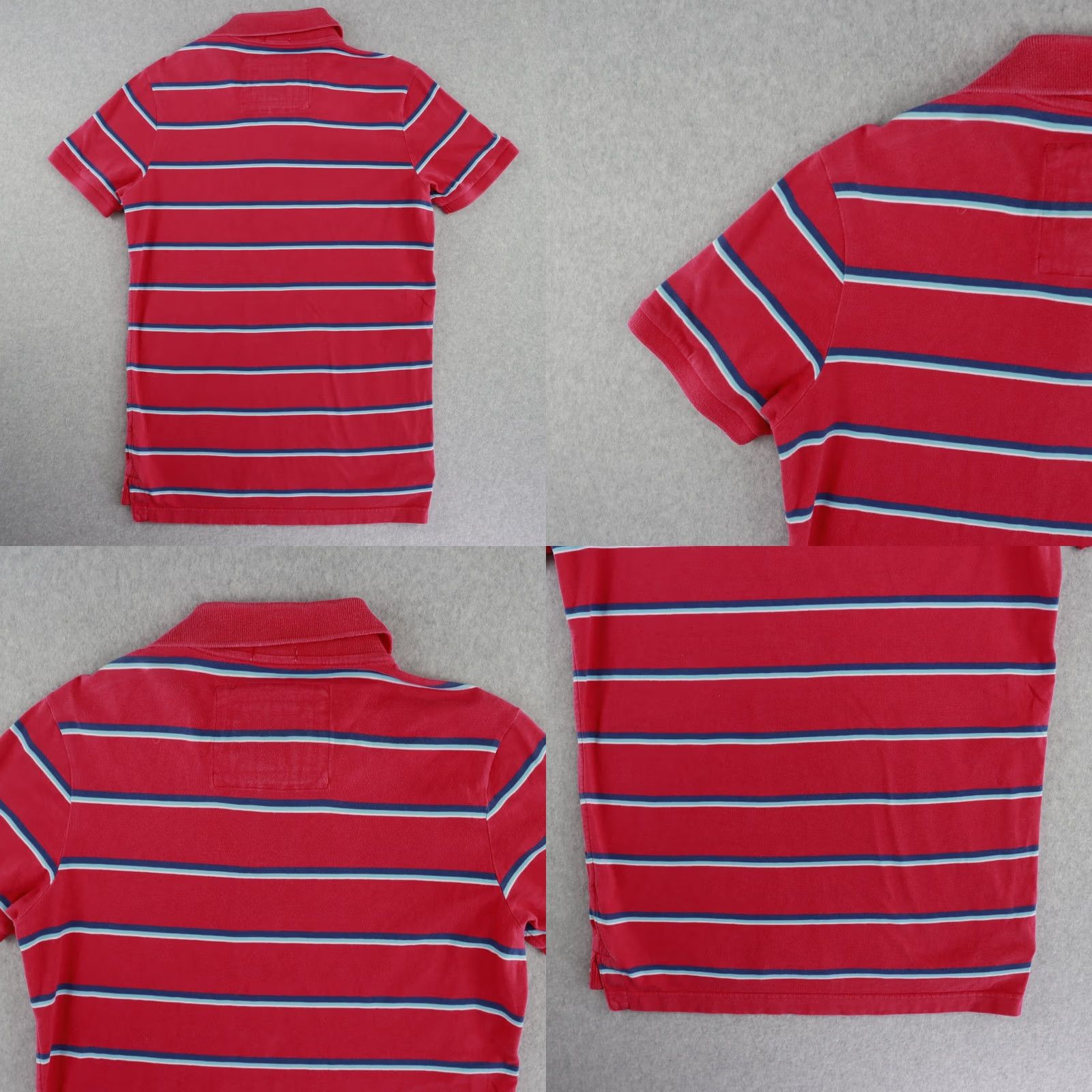 Abercrombie & Fitch Abercrombie & Fitch Polo Shirt Adult Large Red Slim Moose Shirt Mens Size US L / EU 52-54 / 3 - 8 Thumbnail