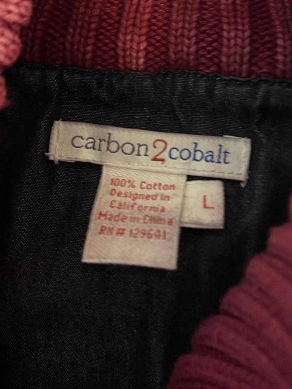 Carbon2Cobalt Carbon2Cobalt Large Men’s Red Heavyweight Sweater Size US L / EU 52-54 / 3 - 5 Thumbnail