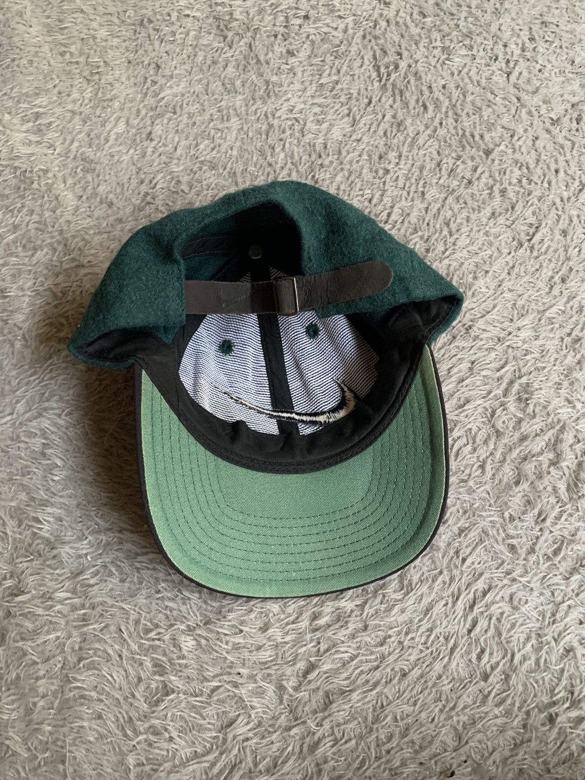 Nike Vintage 90s Nike Two tone Wool cap Hat Size ONE SIZE - 3 Thumbnail