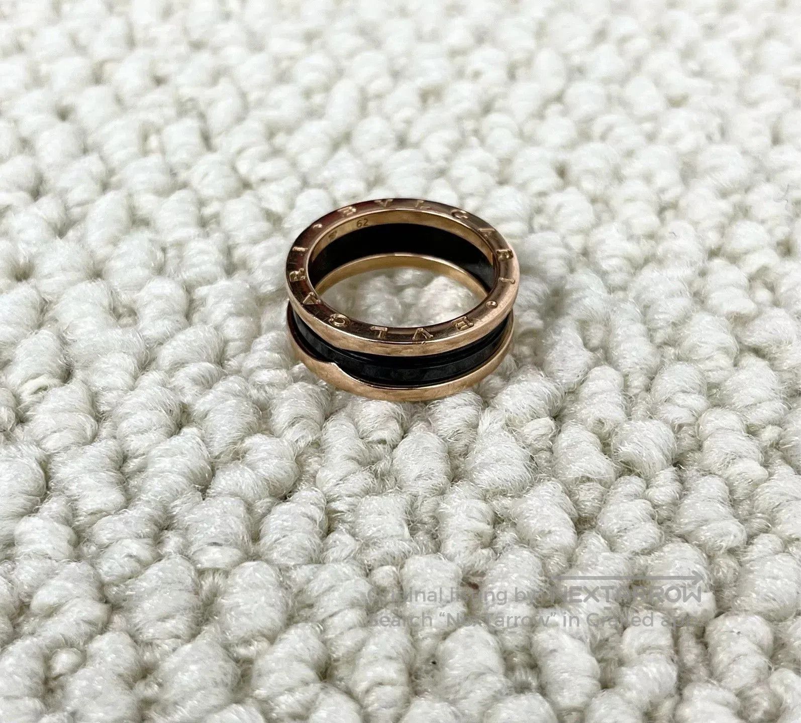 Bvlgari Bvlgari B.zero1 Rose Gold Ceramic Ring. Size ONE SIZE - 2 Thumbnail